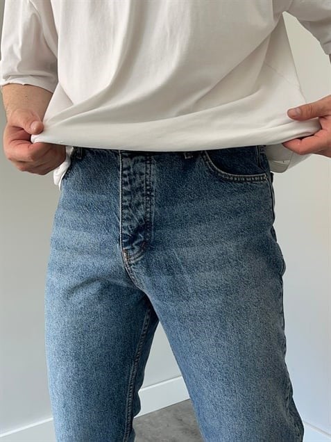 Boyfriend Kot Pantolon  Mavi