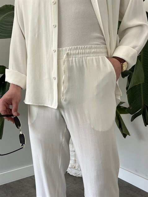 Ekru Premium Modal Oversize Takım