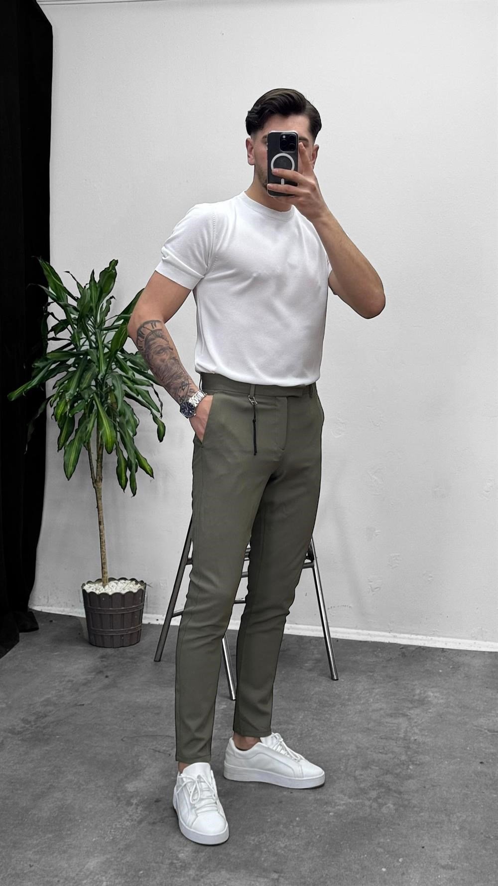 MR Basic Triko Tişört Beyaz