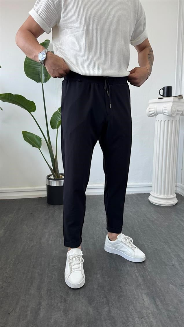 MR Duble Paça Jogger Siyah