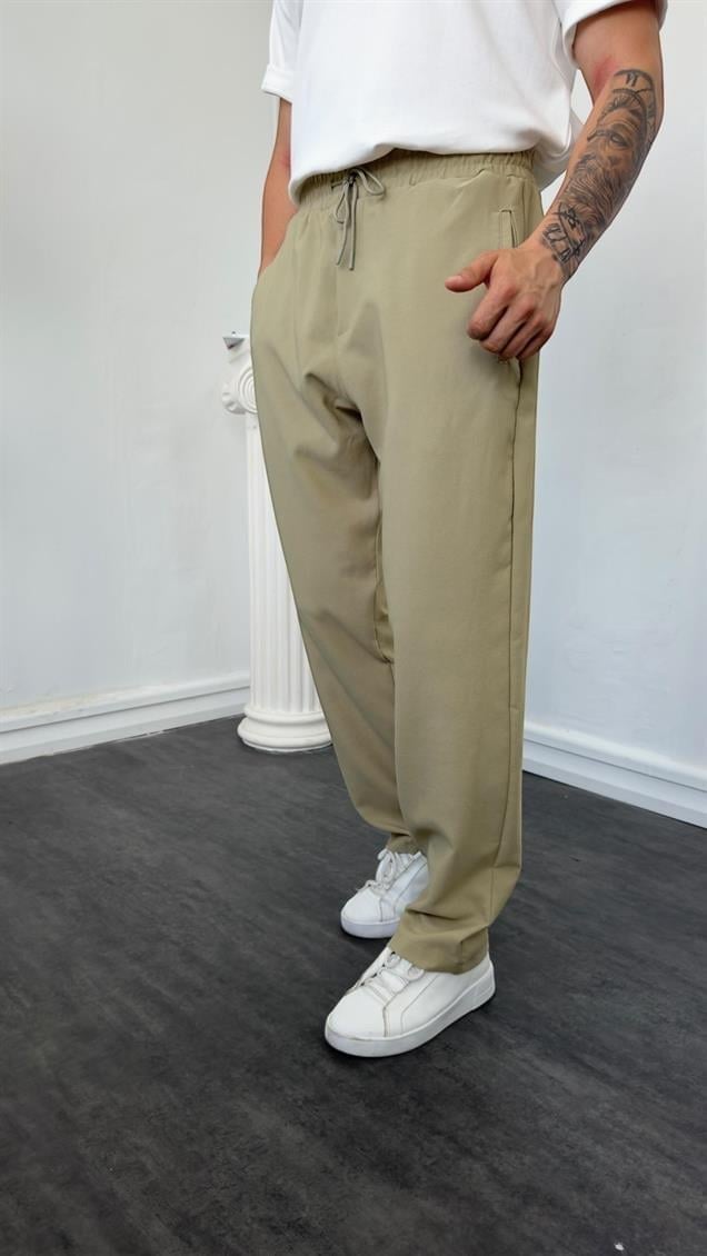 MR Paça Fermuarlı Baggy Jogger Yeşil