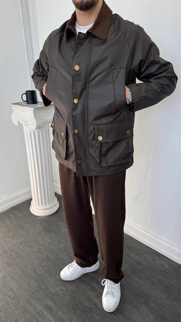 MR Premium Barbour Mont Kahverengi