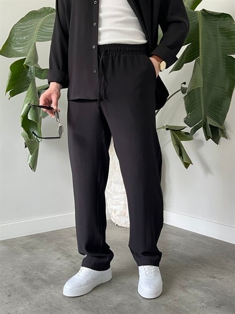 Siyah Premium Modal Oversize Takım