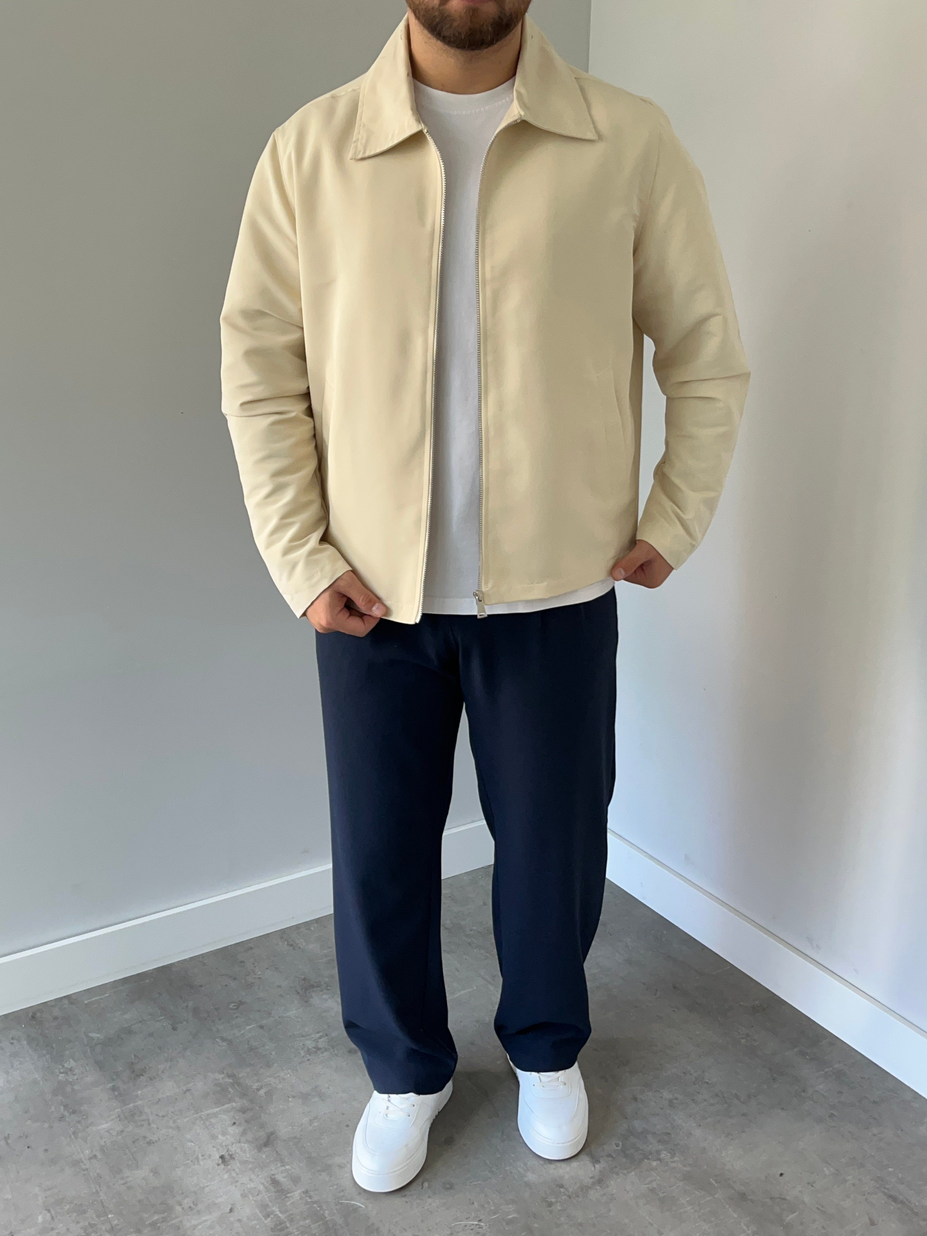 Vinzo Casual Ceket Krem