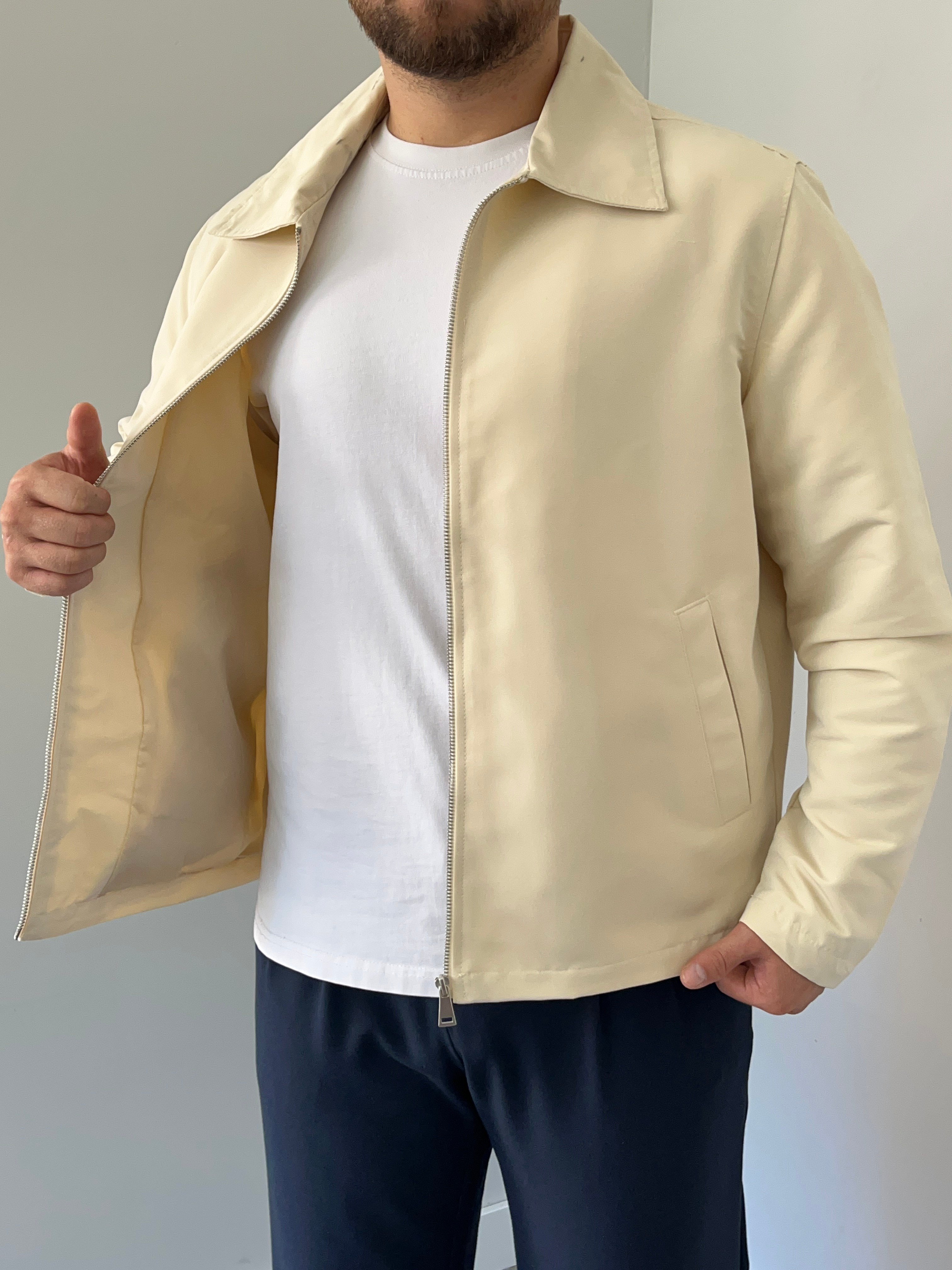 Vinzo Casual Ceket Krem