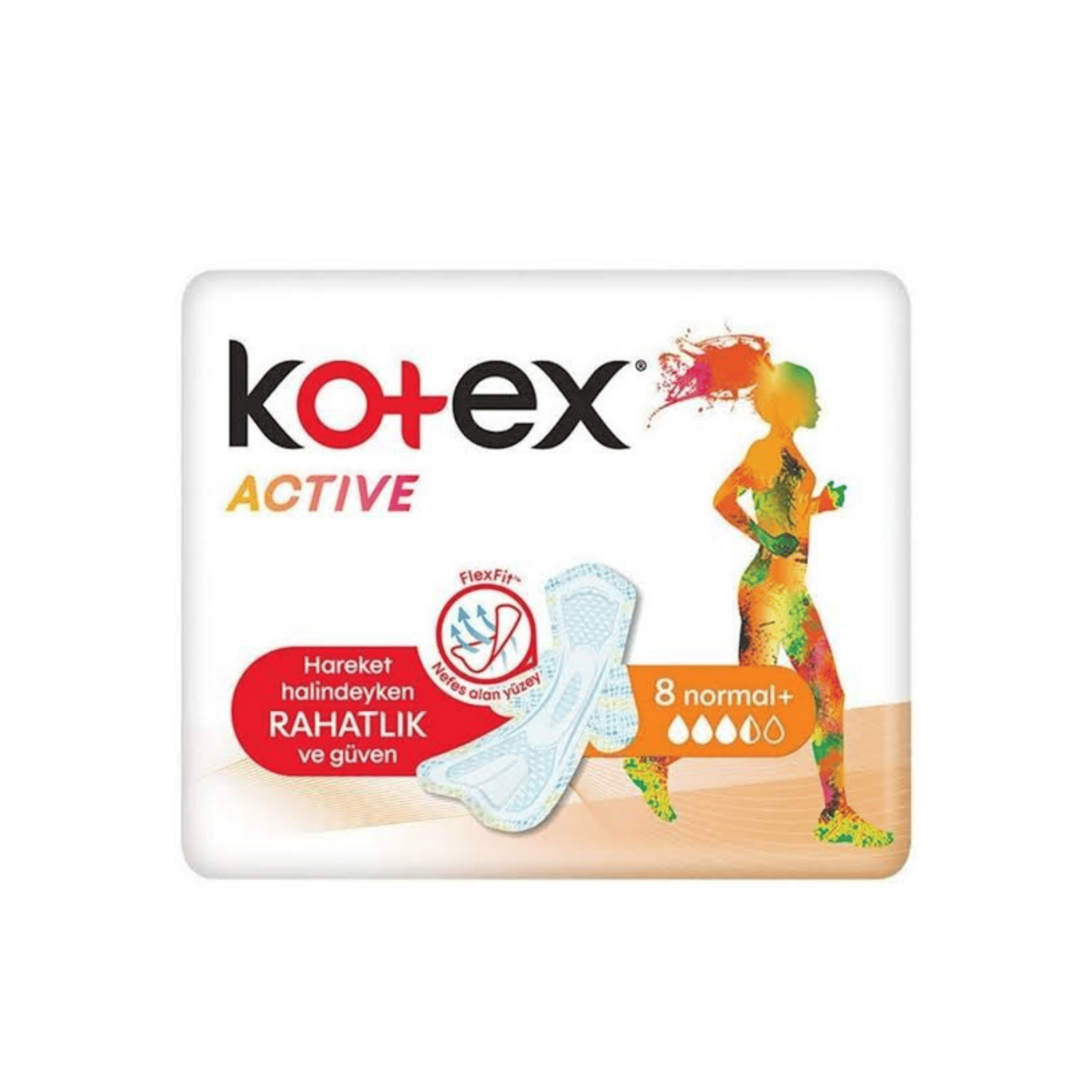 Kotex Active Hijenik Ped Normal 8 Adet