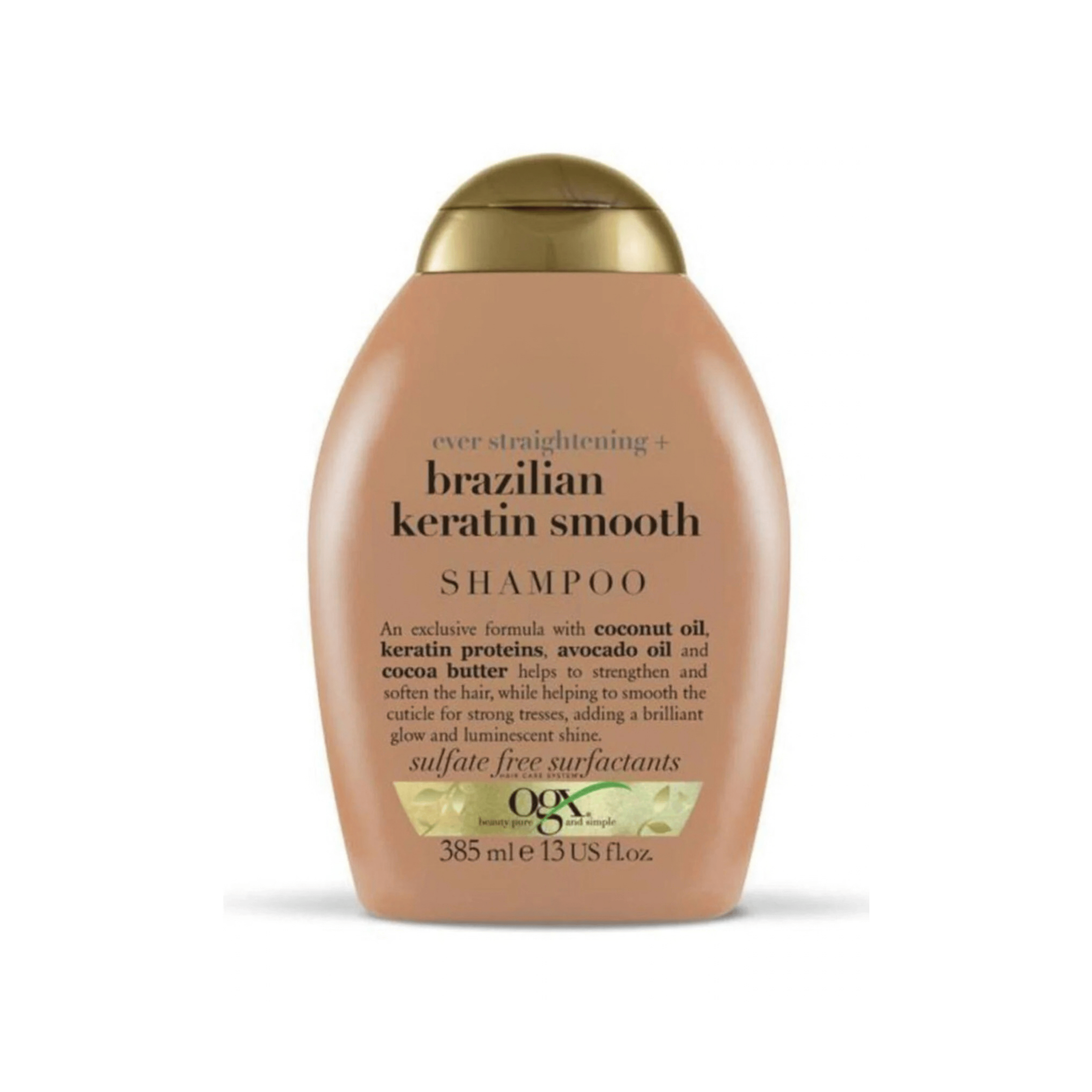 Ogx Brazilian & Keratin Smooth Shampoo - Düzleştirici Etkili Bakım Şampuanı 385ml