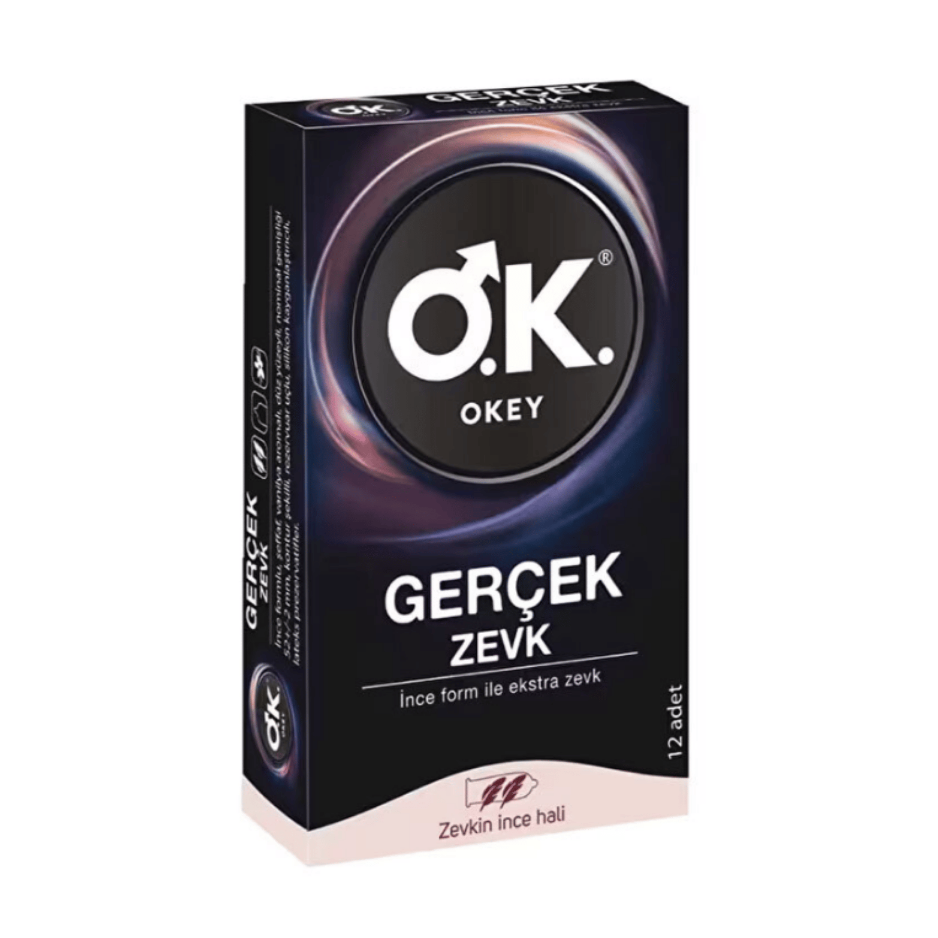 Okey Gerçek Zevk Prezervatif 12 Adet