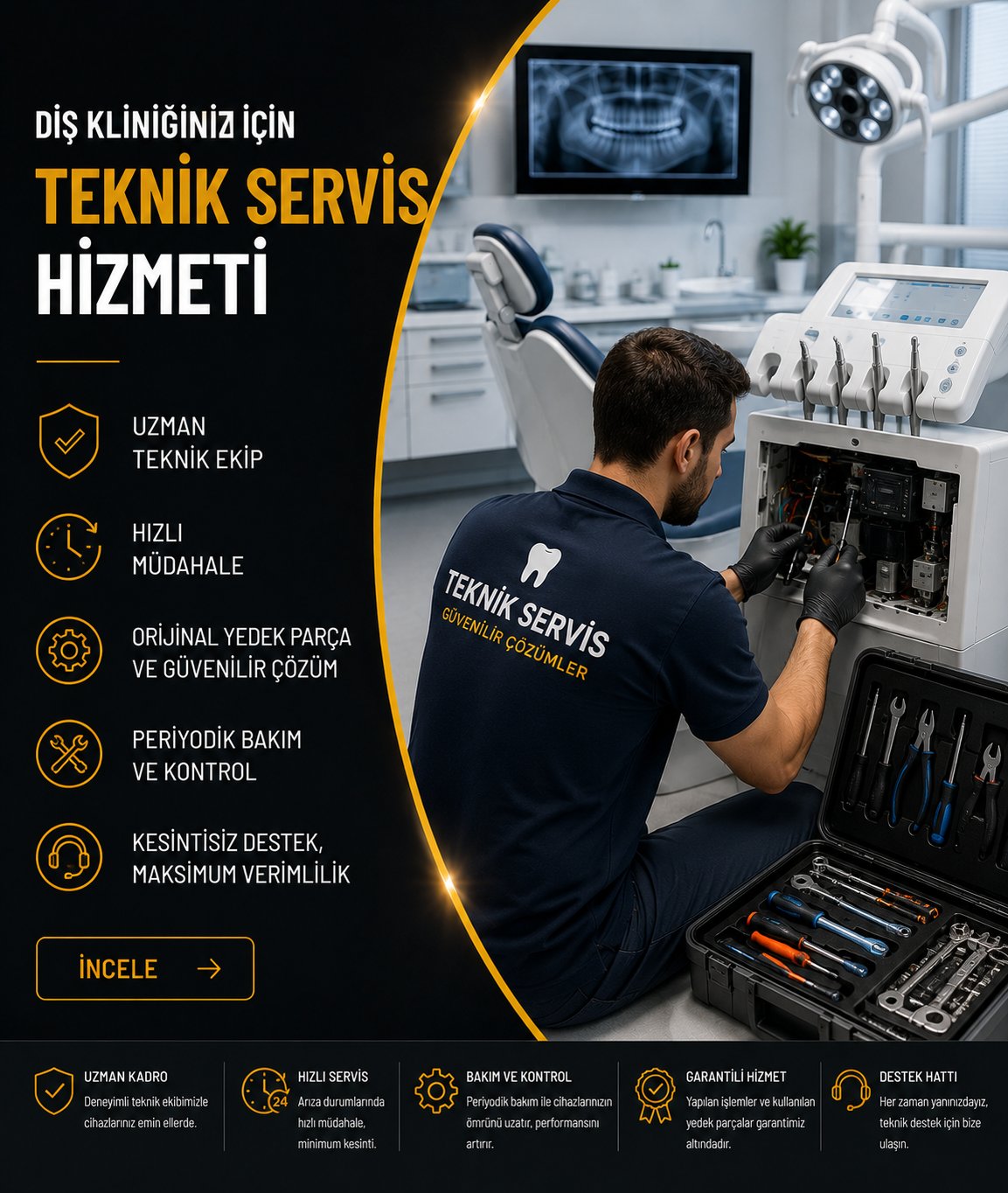 Diş Üniti Teknik Servis