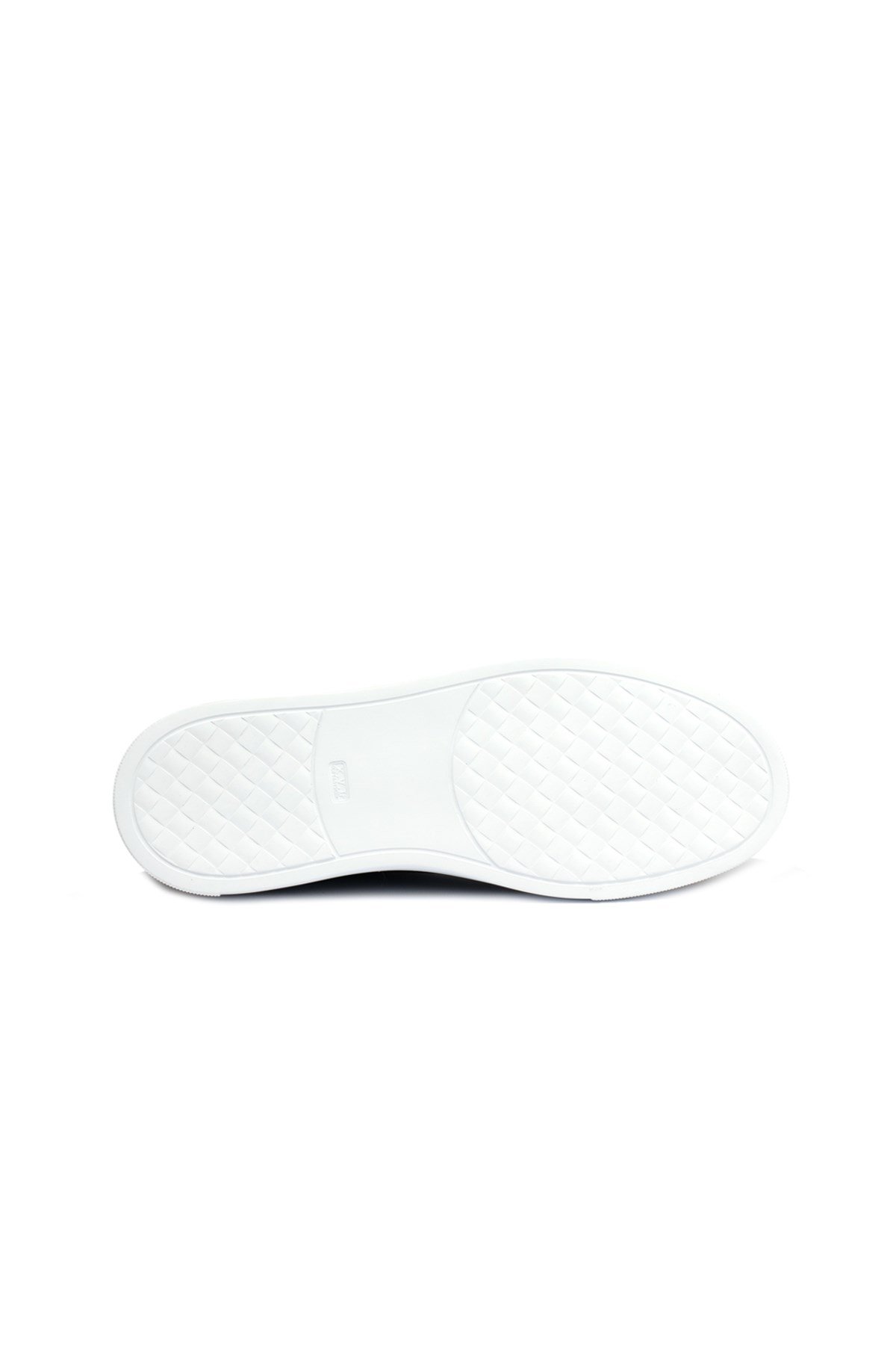 Aksesuar Detaylı Siyah Erkek Deri Sneaker Ayakkabı