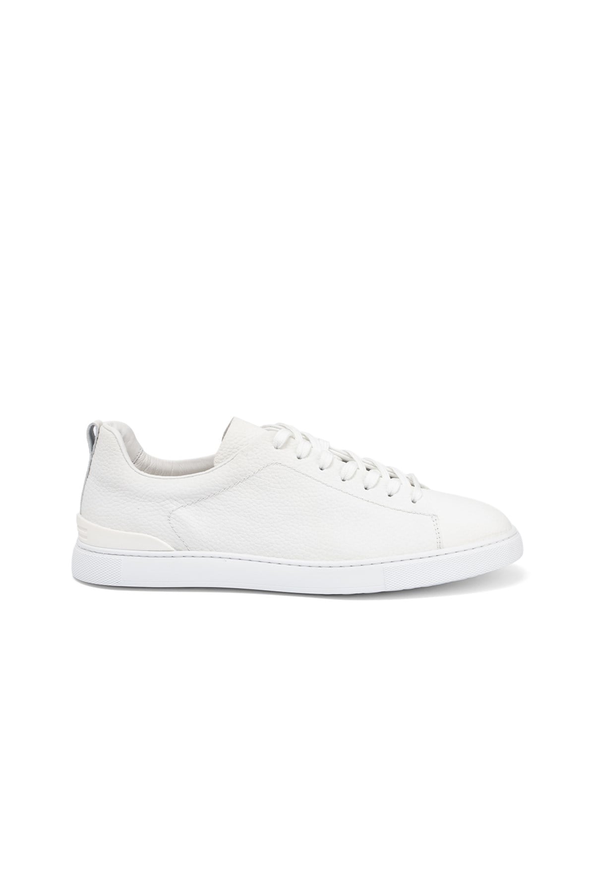 Erkek Beyaz Deri Sneaker Ayakkabı