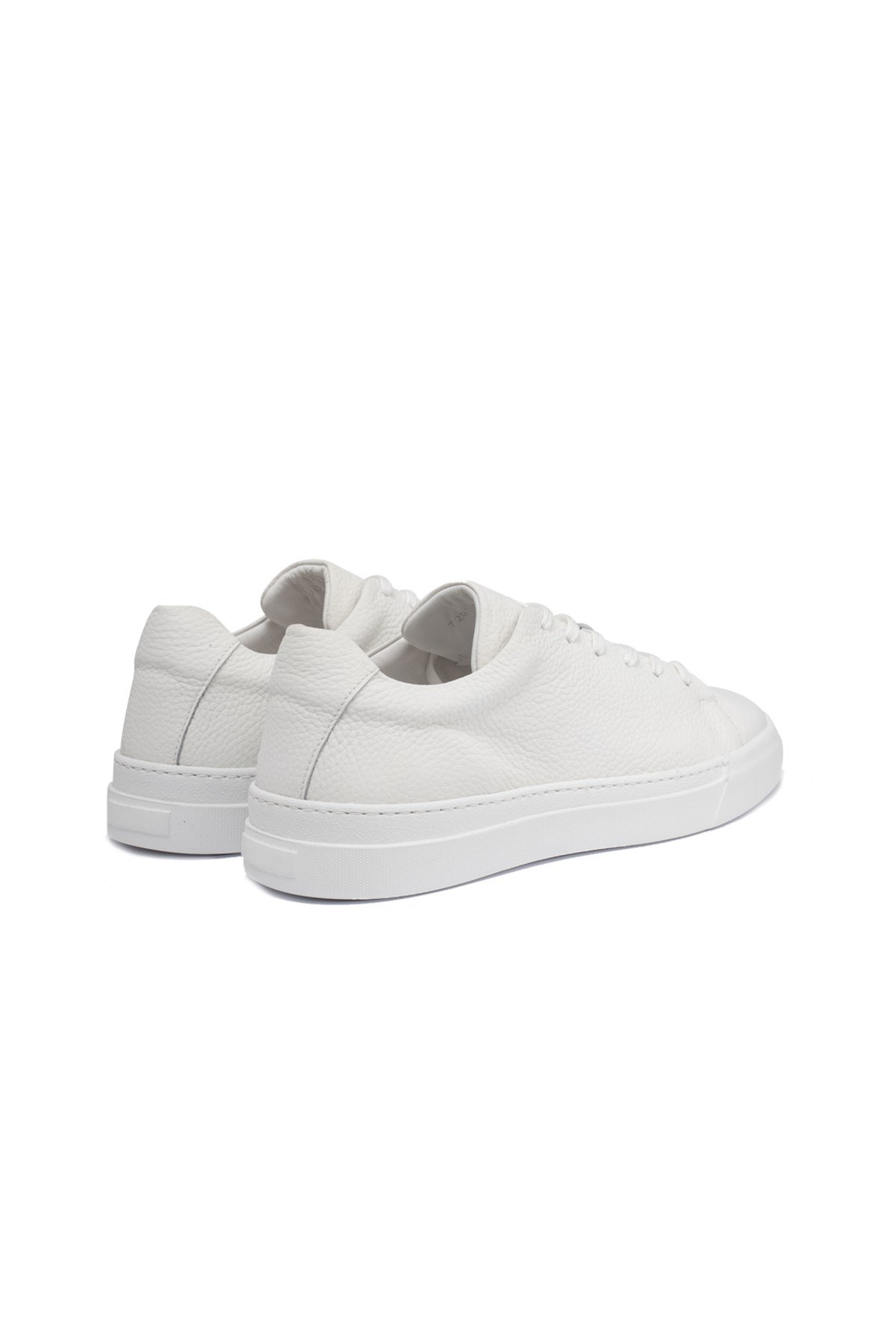 Erkek Beyaz Deri Sneaker Ayakkabı