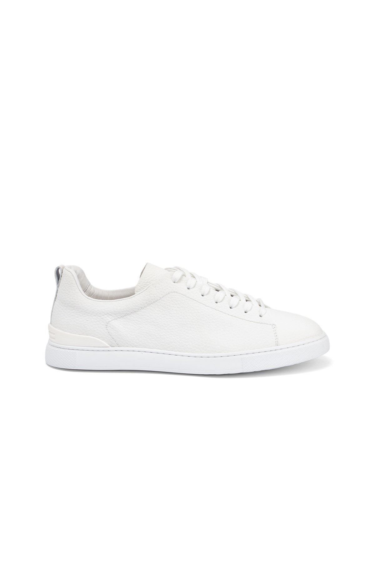 Erkek Beyaz Deri Sneaker Ayakkabı