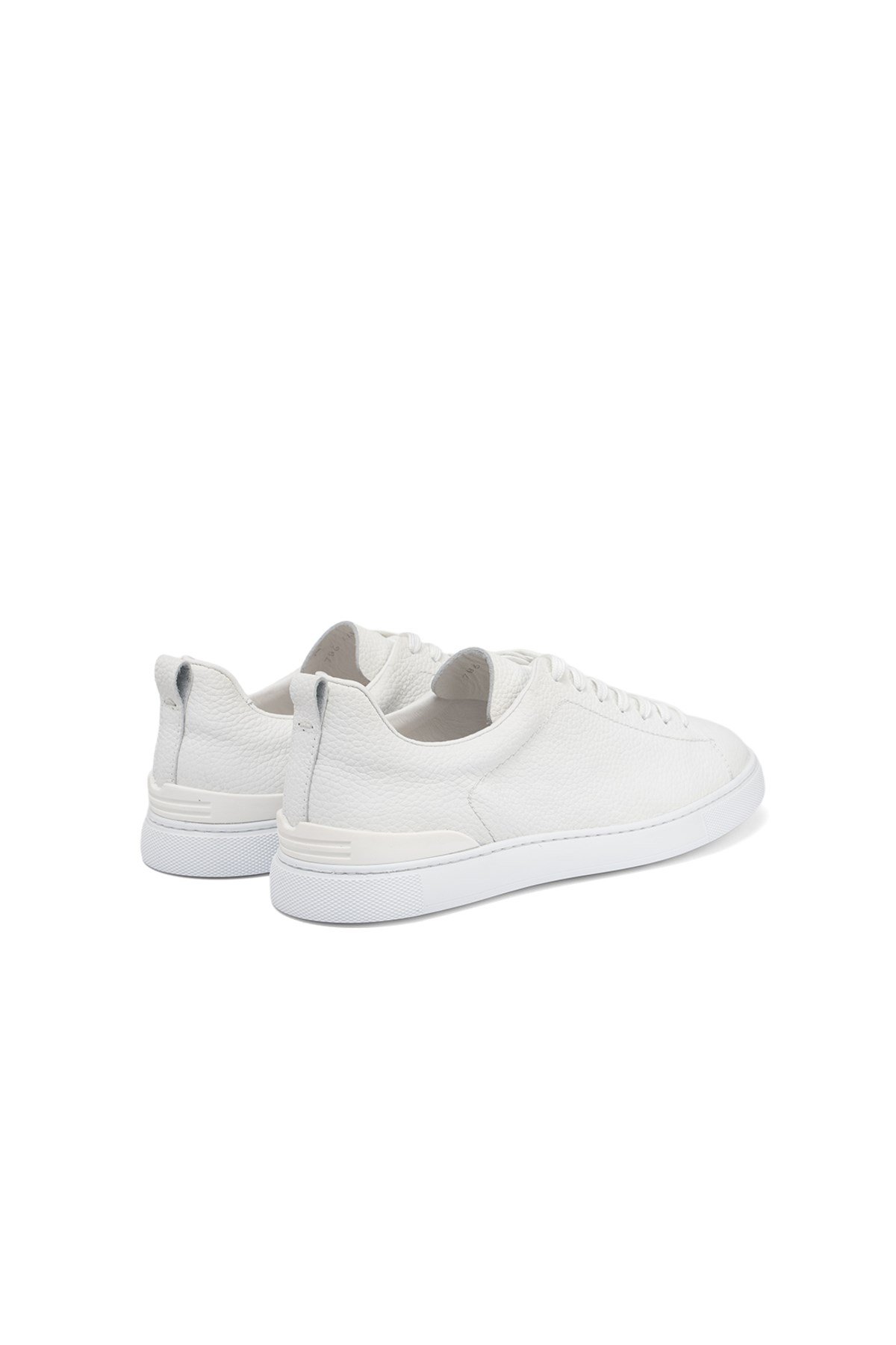 Erkek Beyaz Deri Sneaker Ayakkabı