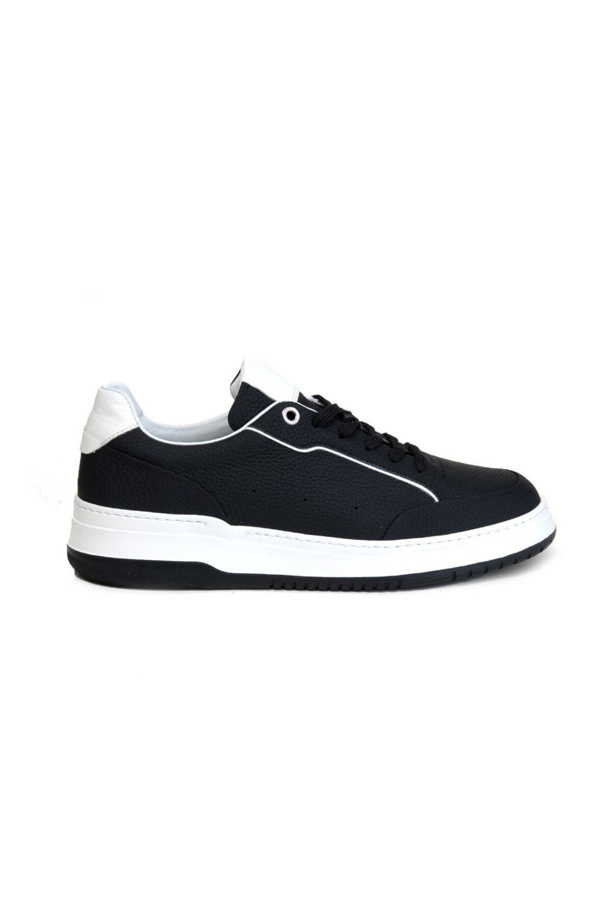 Erkek Siyah Beyaz Sneaker Ayakkabı