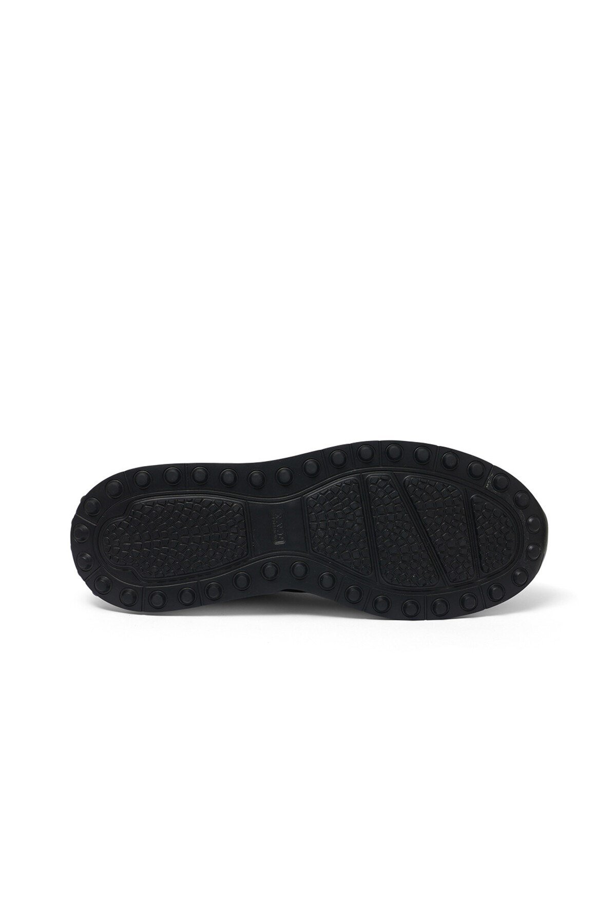 Erkek Siyah Deri Sneaker Ayakkabı