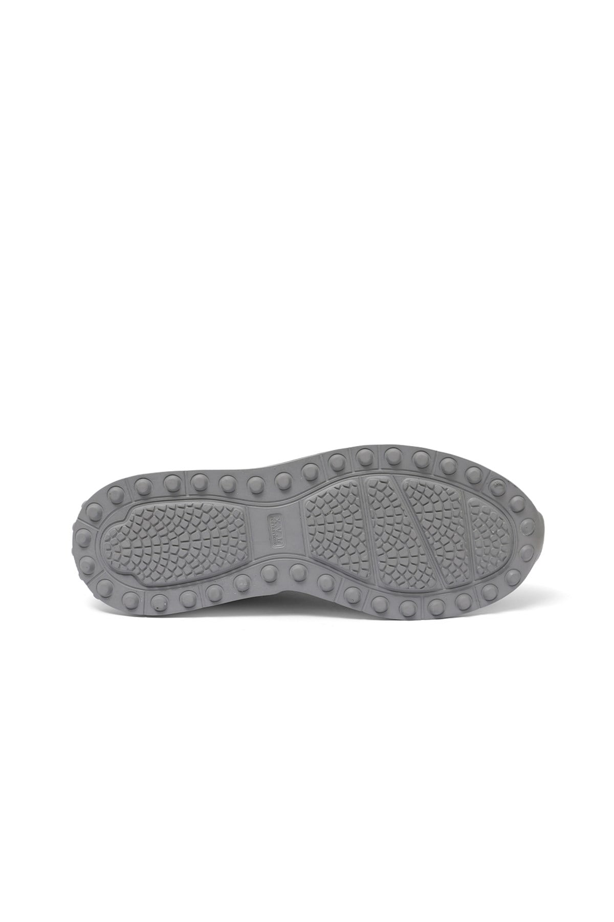 Erkek Sneaker Gri Deri Ayakkabı