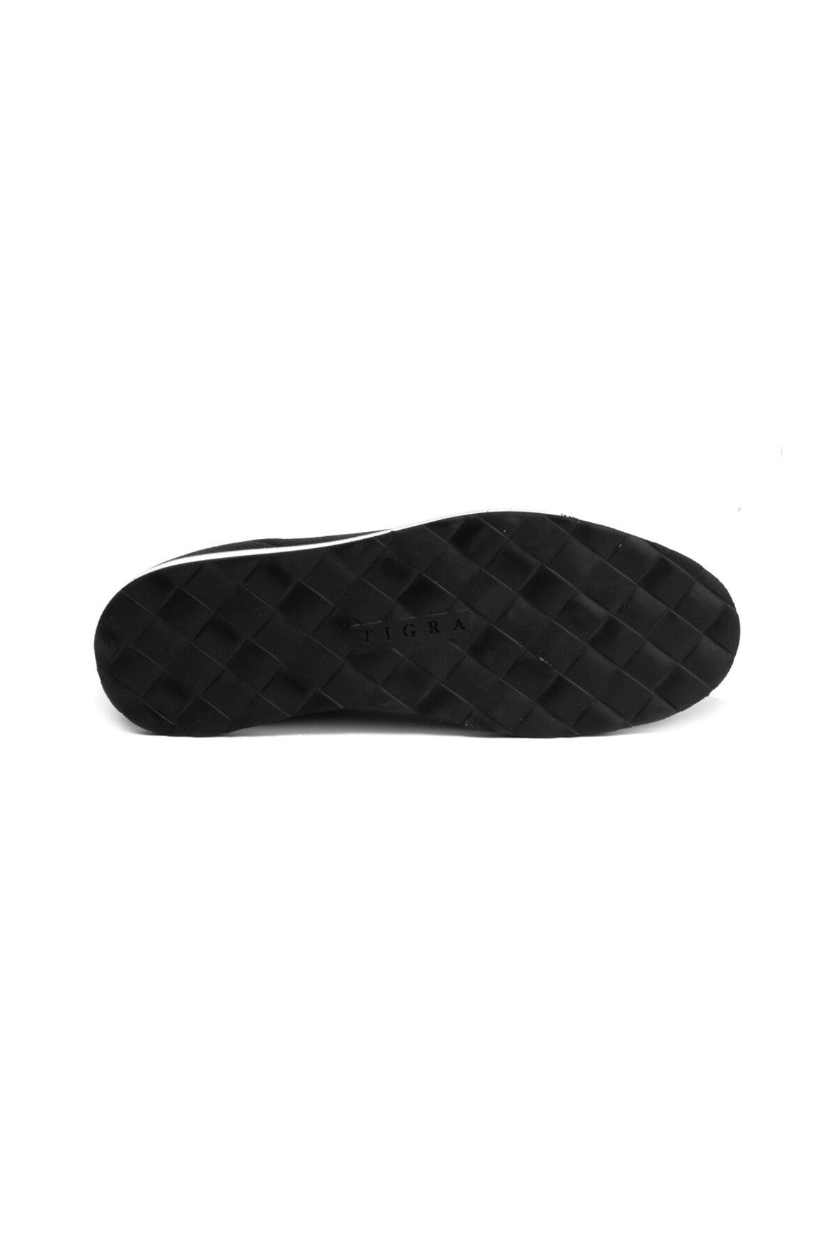 Erkek Sneaker Siyah Deri Ayakkabı