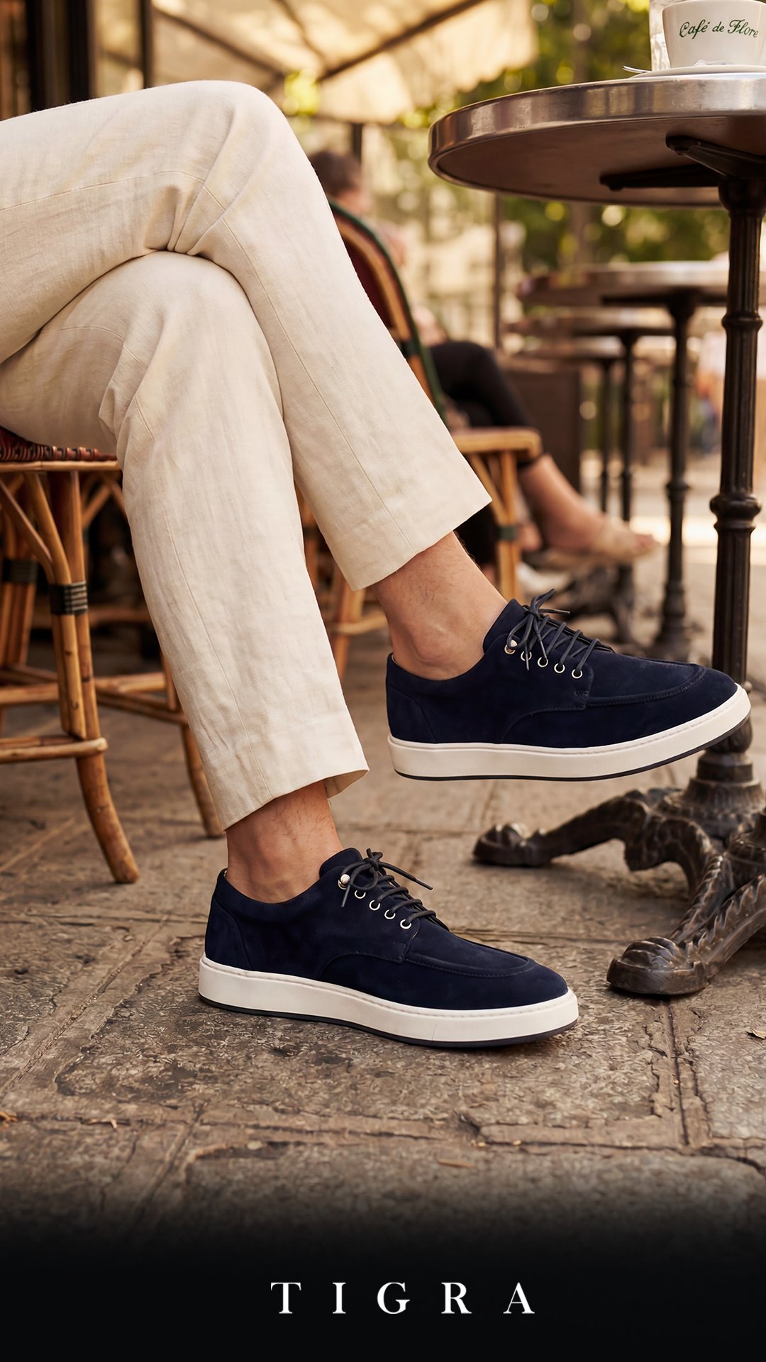 Lacivert Süet Erkek Sneaker Ayakkabı