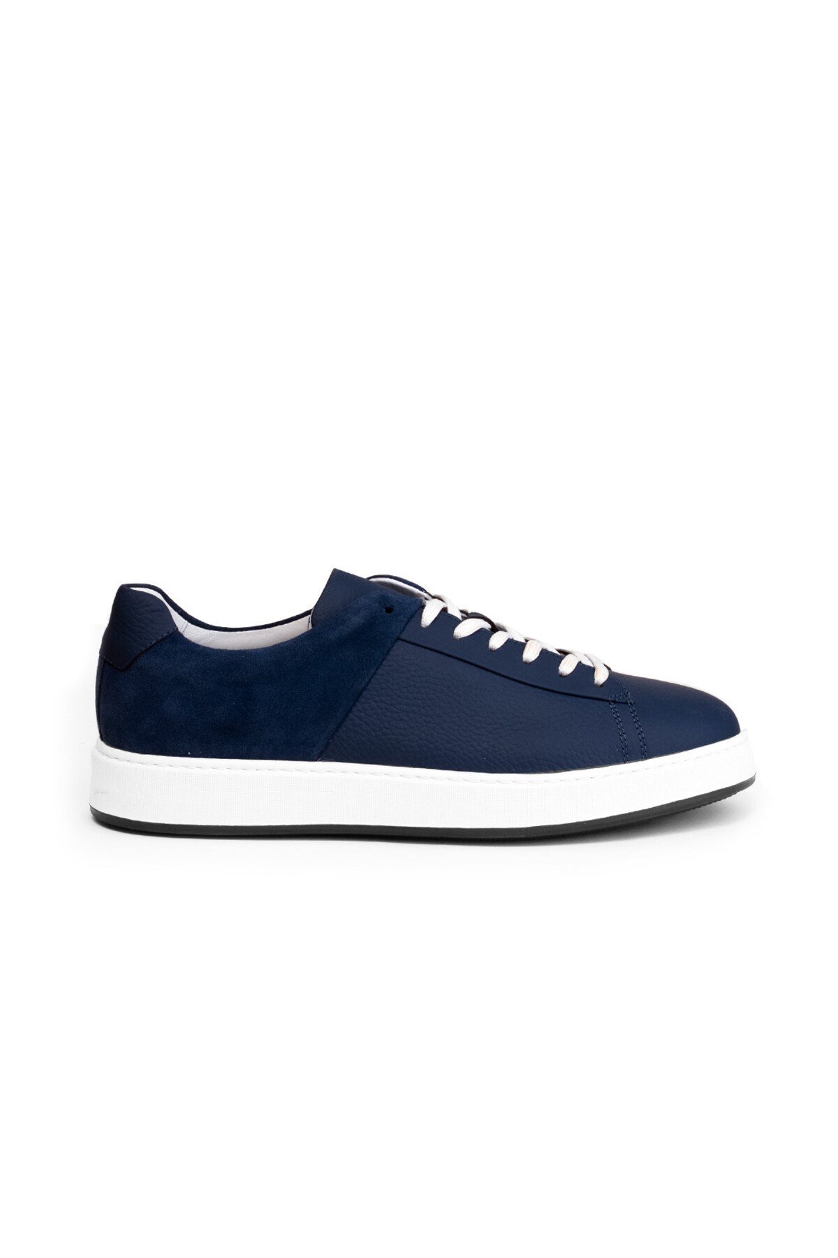 Mavi Erkek Deri Sneaker Ayakkabı