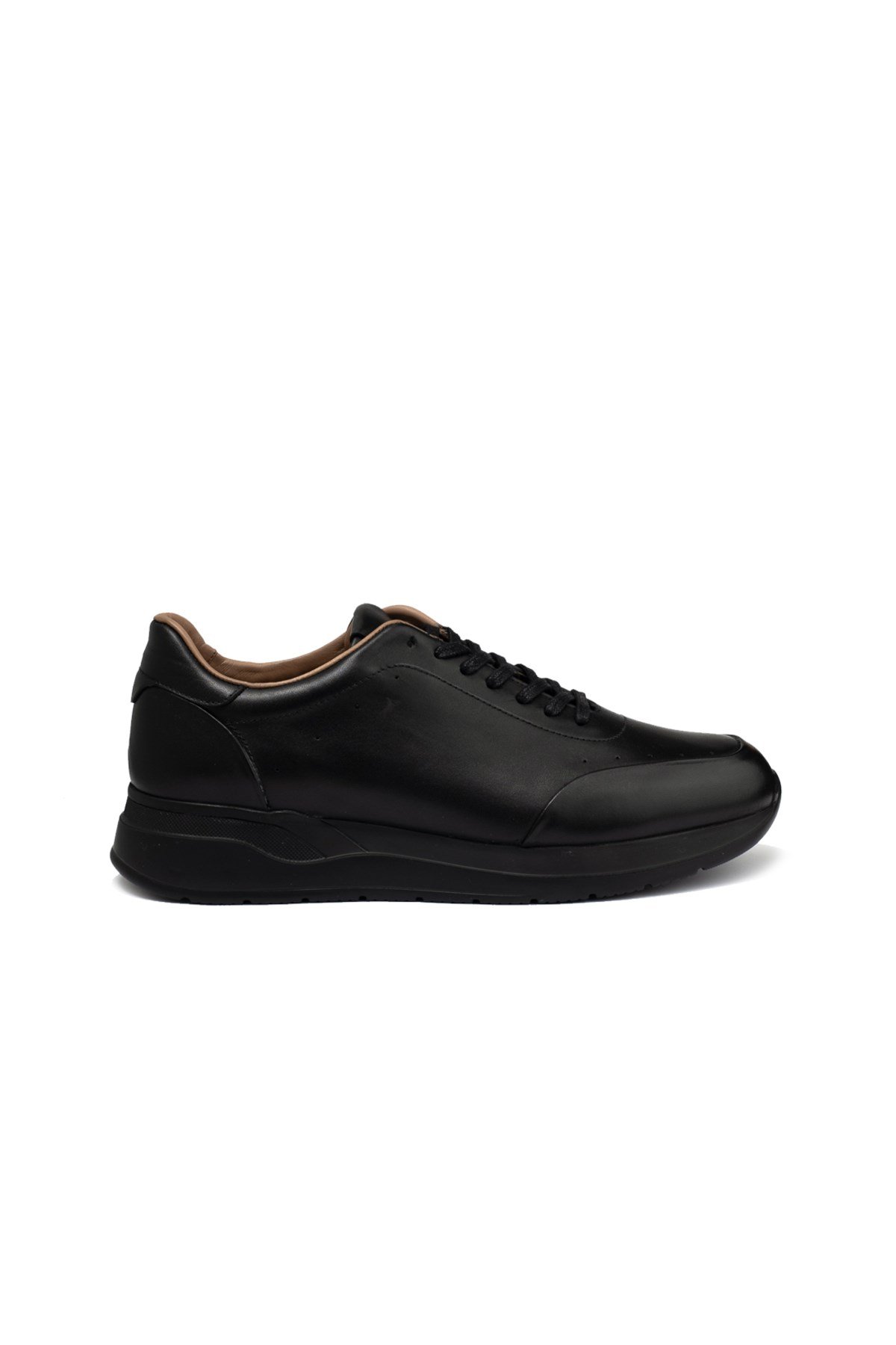 Siyah Erkek Sneaker Deri Ayakkabı