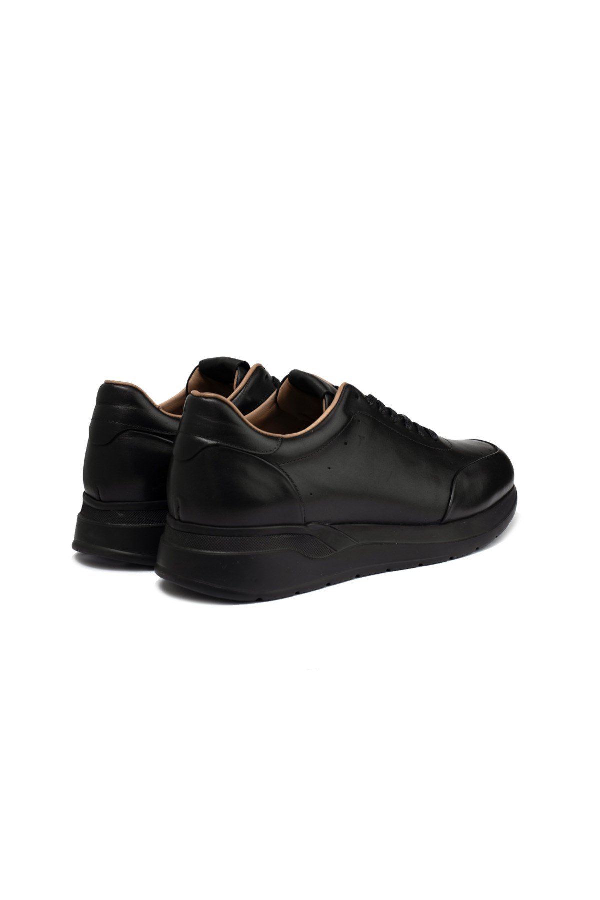 Siyah Erkek Sneaker Deri Ayakkabı