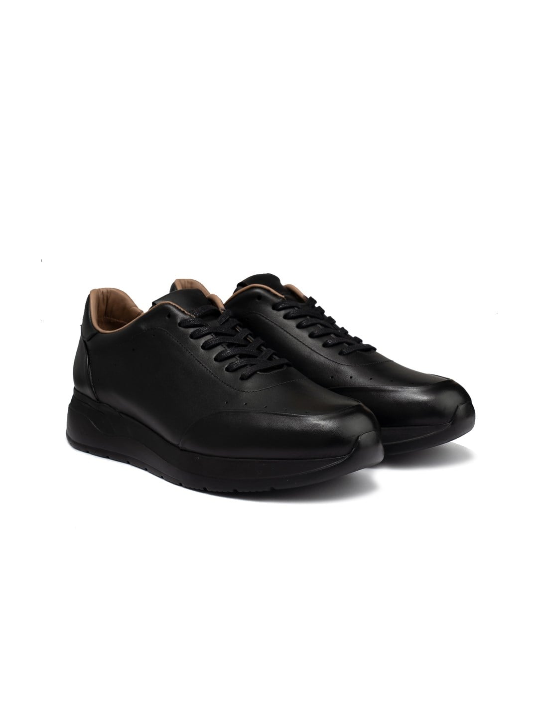 Siyah Erkek Sneaker Deri Ayakkabı