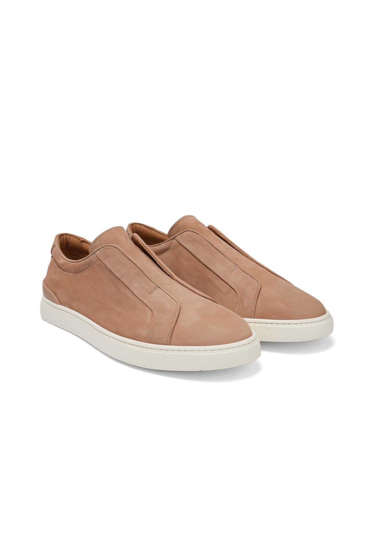 Toka Detaylı Taba Deri Erkek Sneaker Ayakkabı
