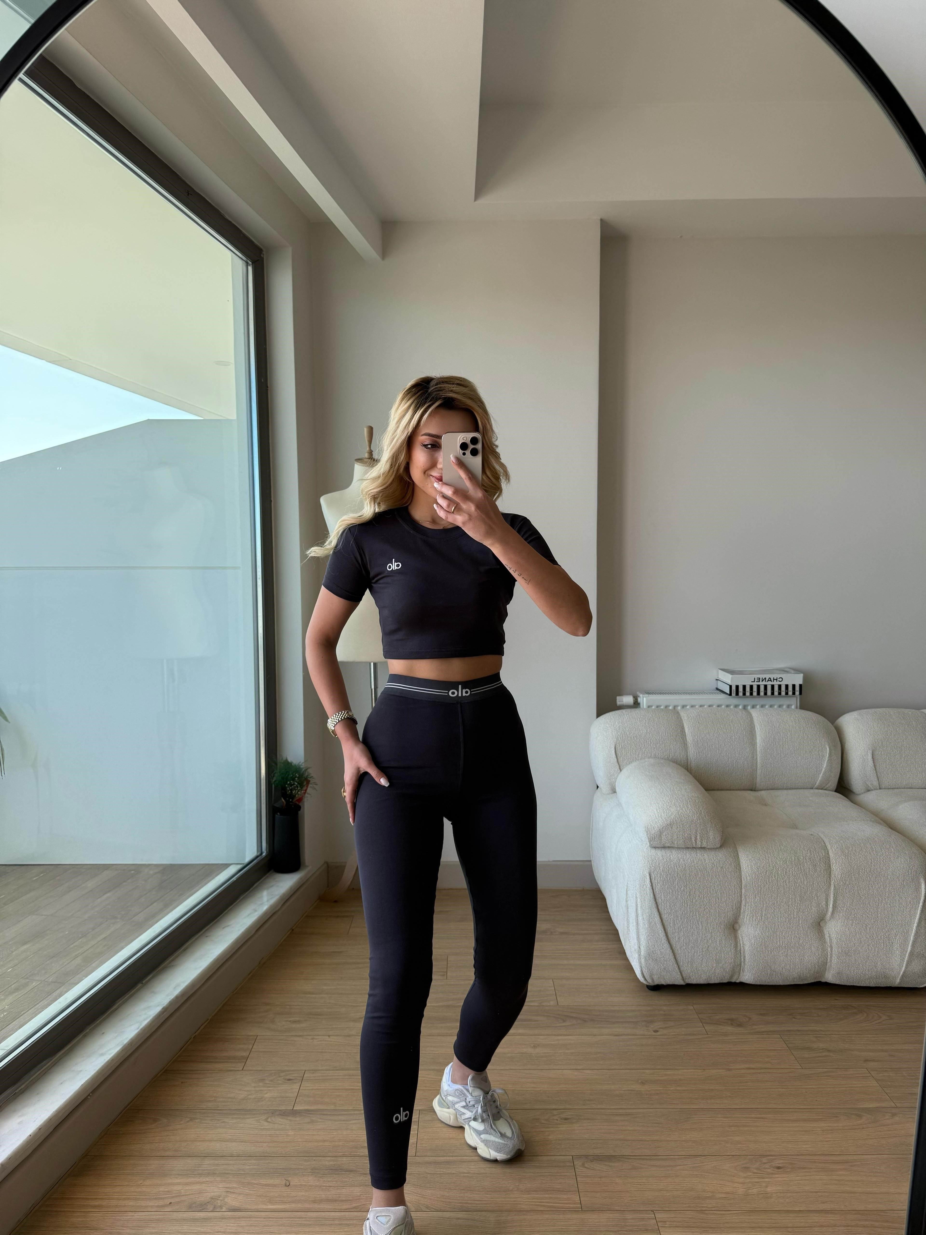 Alo crop takım antrasit