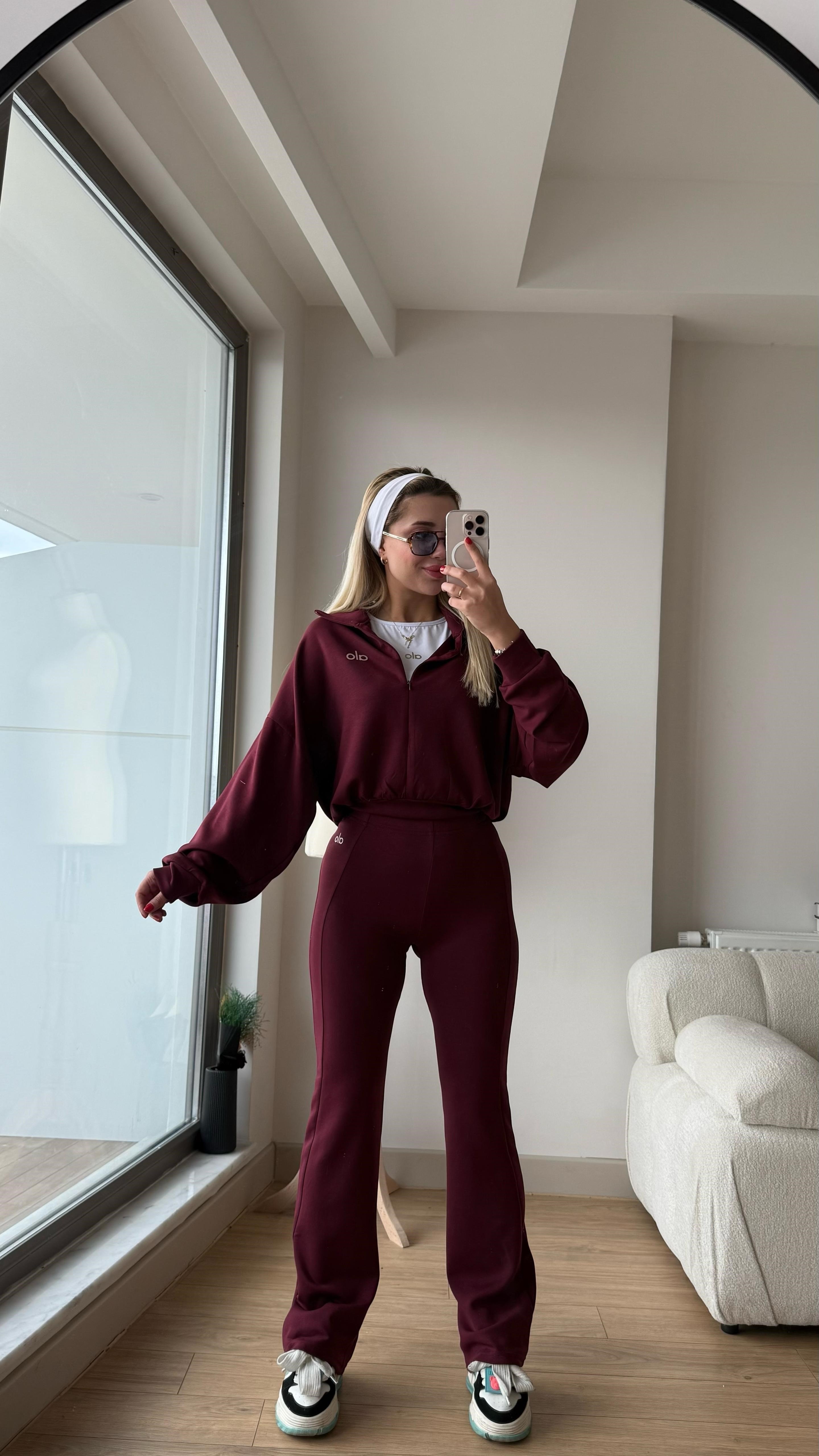 Alo takım 3 Lü bordo
