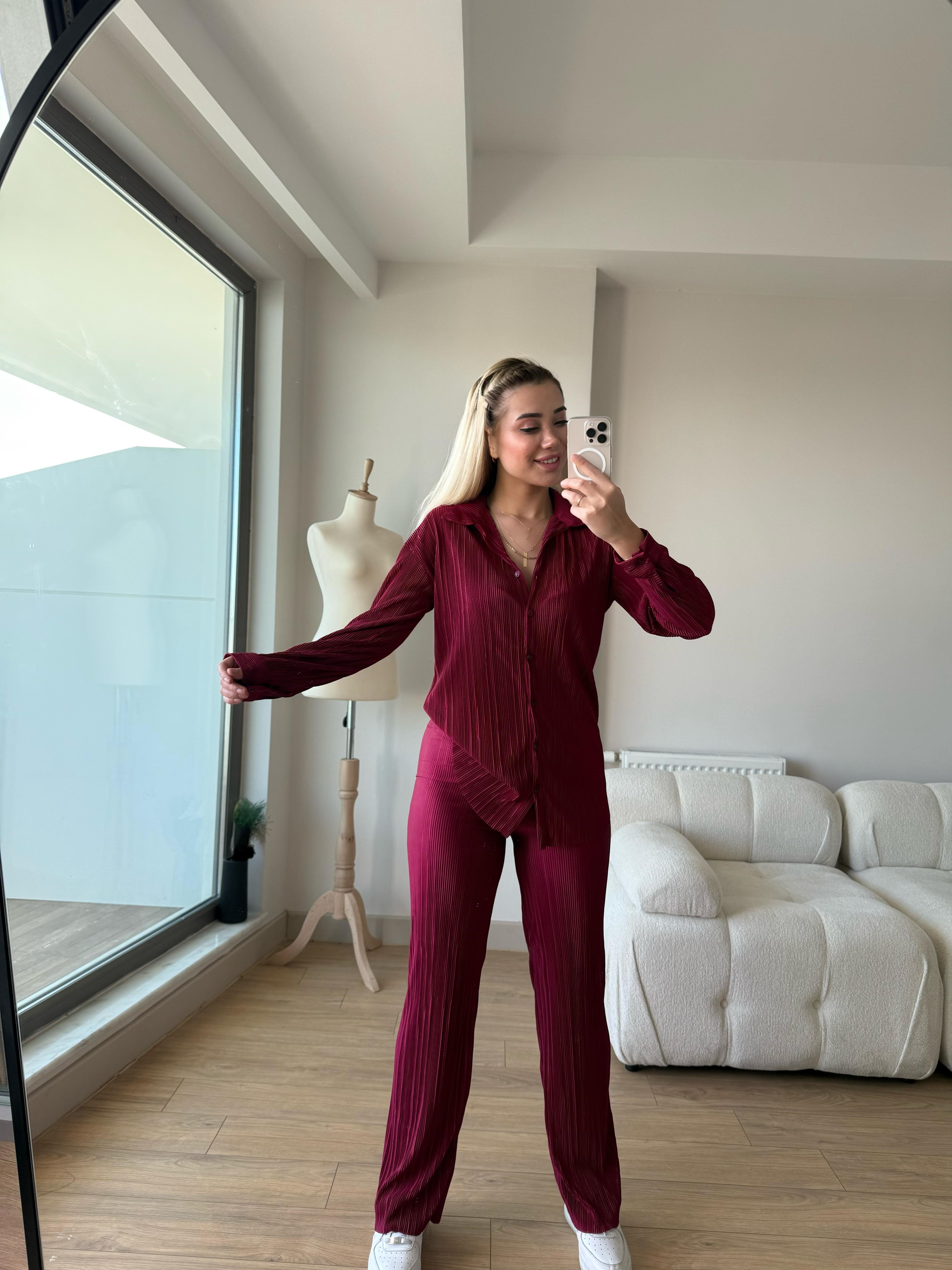 Fitilli takım fuşya