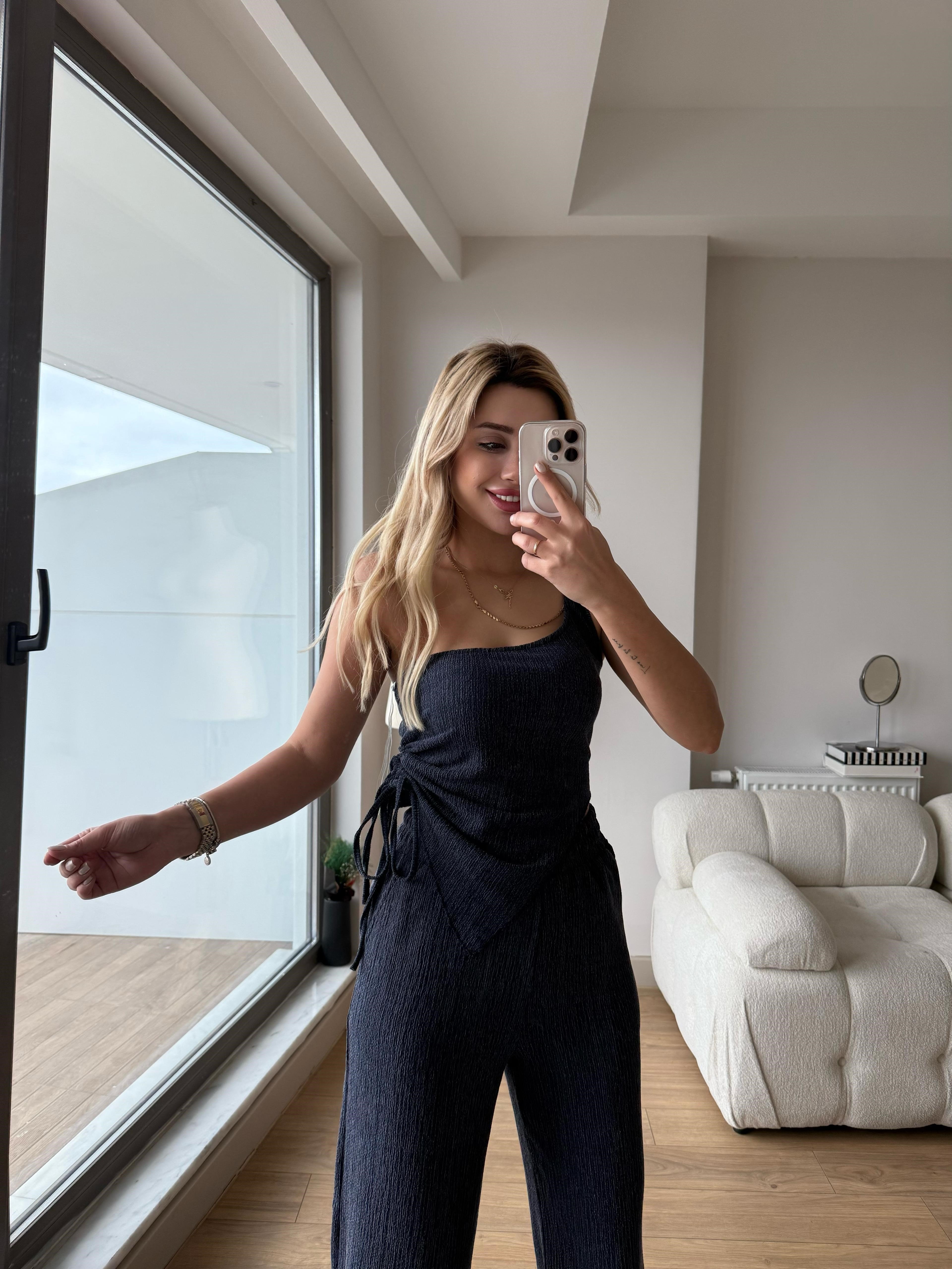 Fitilli takım lacivert