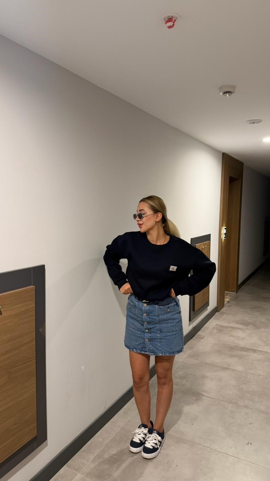 GİRL SWEAT LACİVERT