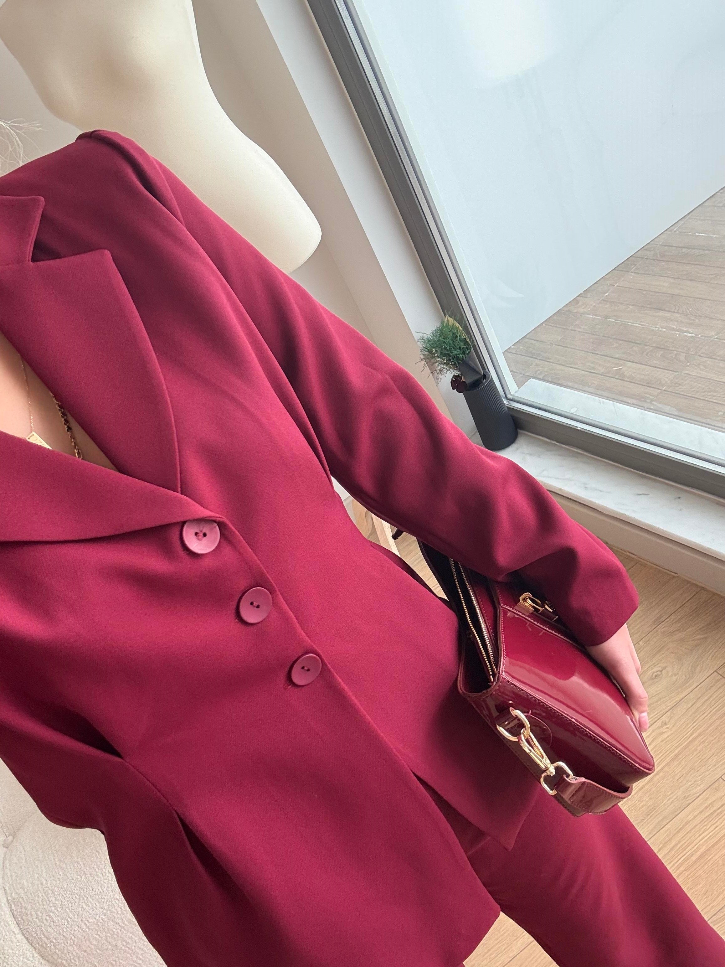 Klasik takım bordo