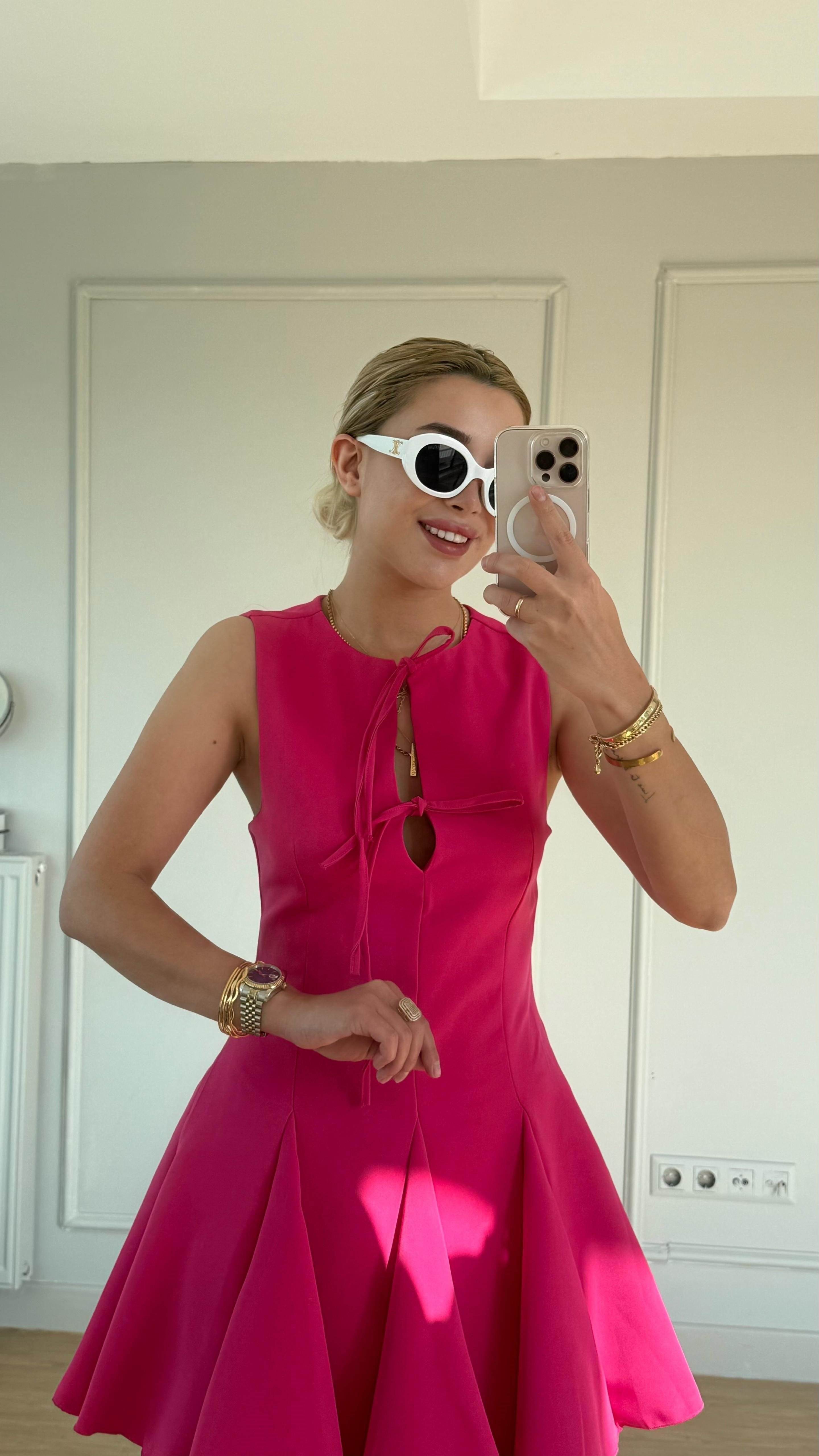 Loya elbise pembe