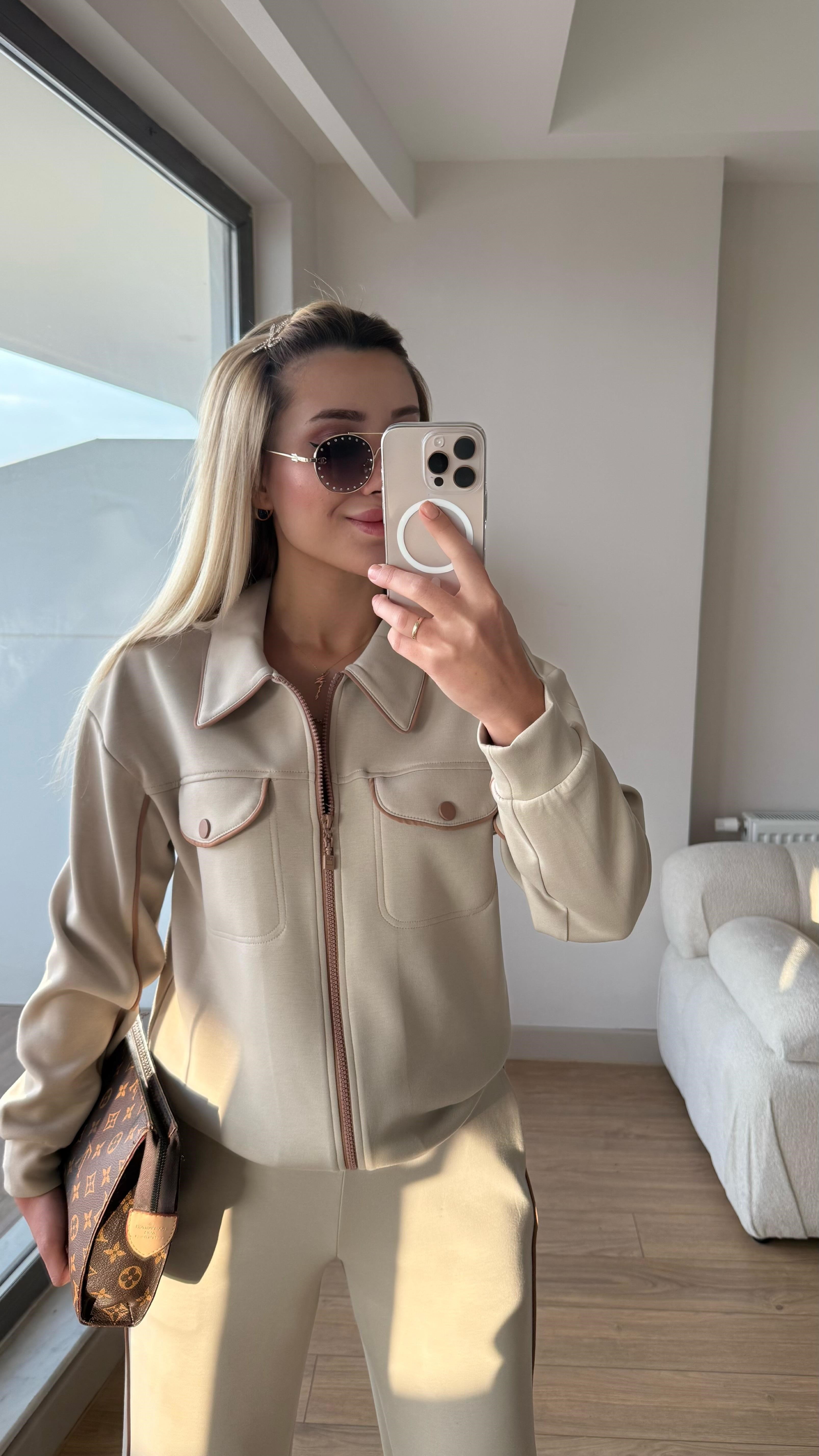 Modal kumaş vizon takım