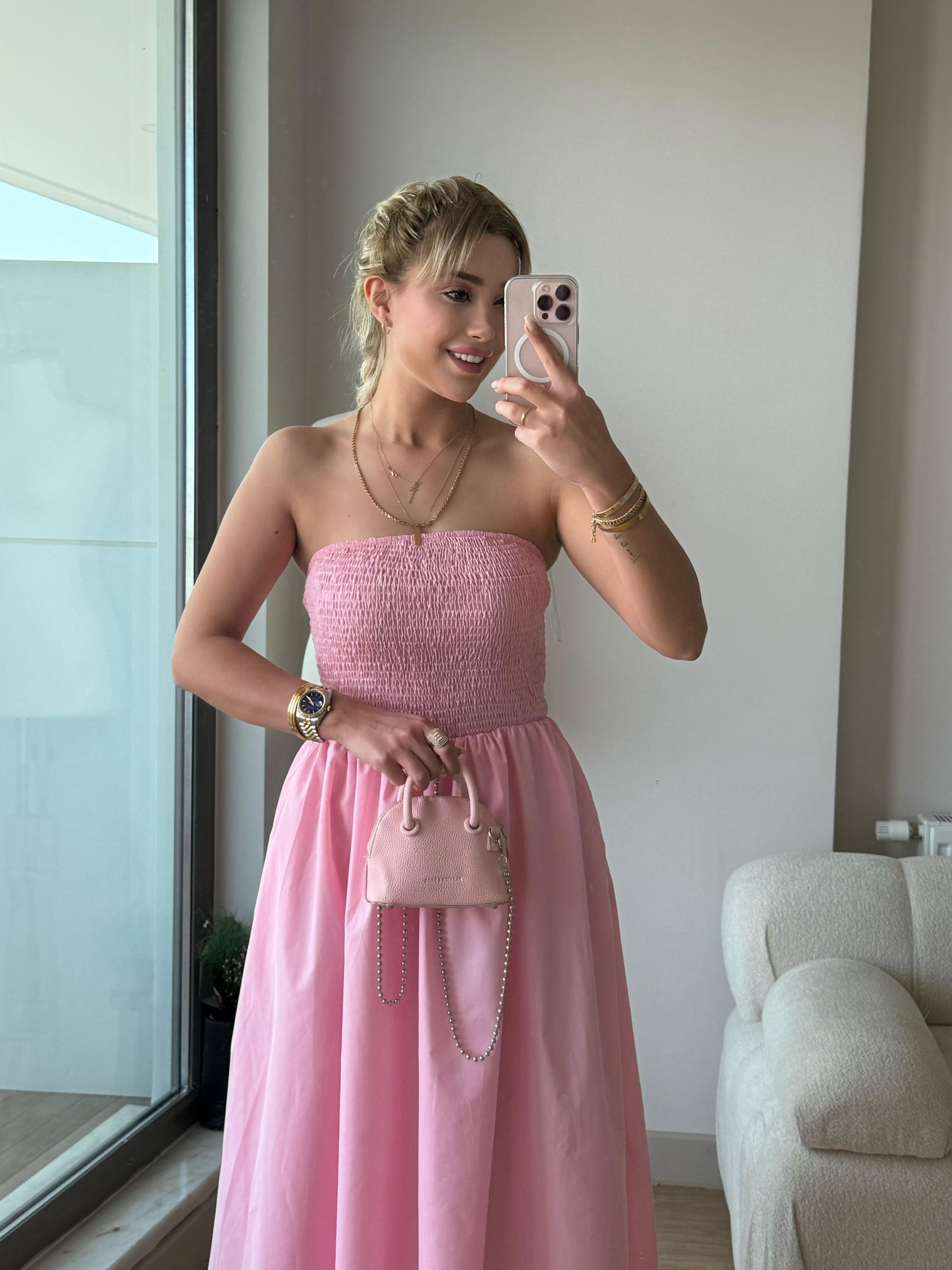 Prenses elbise pembe