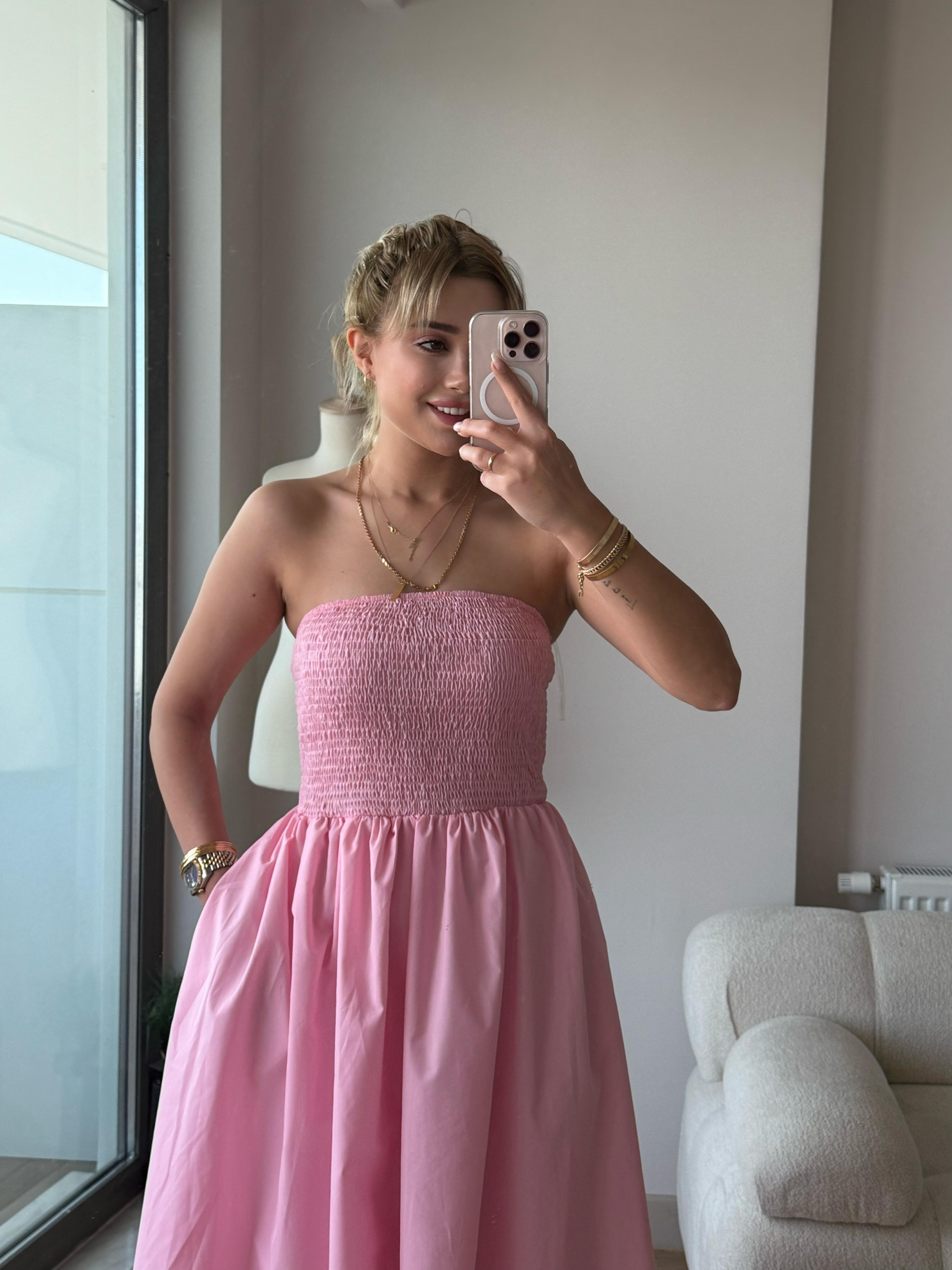 Prenses elbise pembe