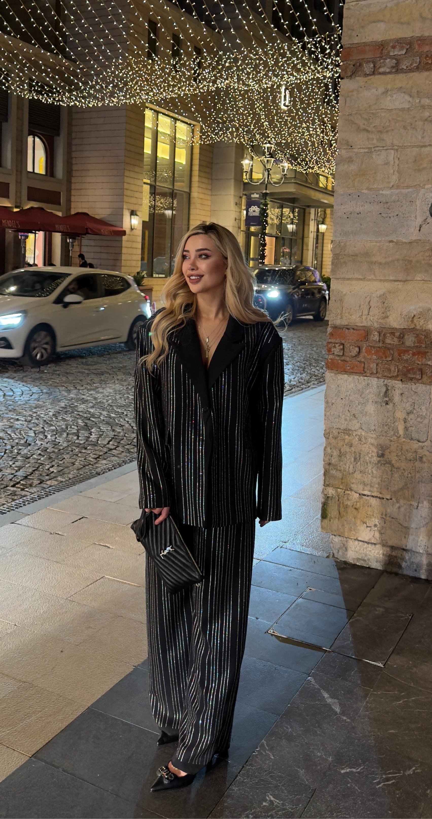 TAŞLI CEKET PANTOLON