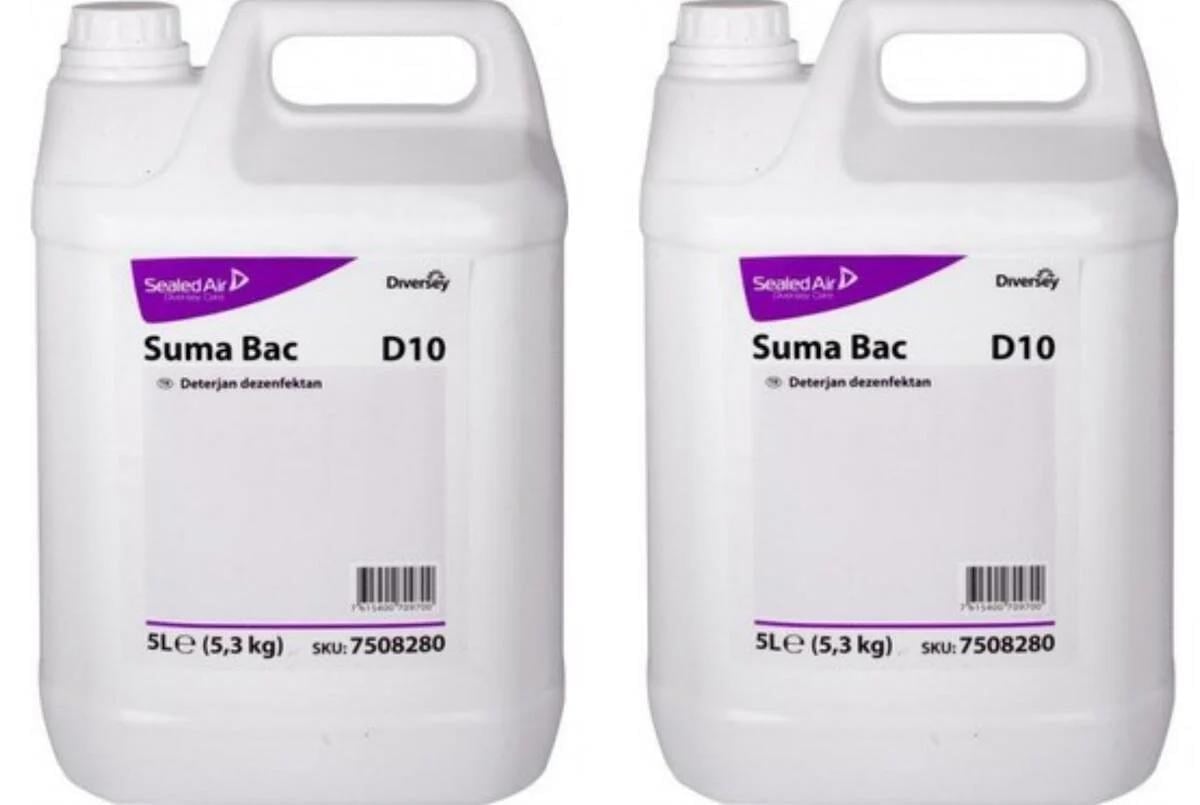 Suma Bac D10 Dezenfektanlı Yüzey Deterjanı 2x5 L