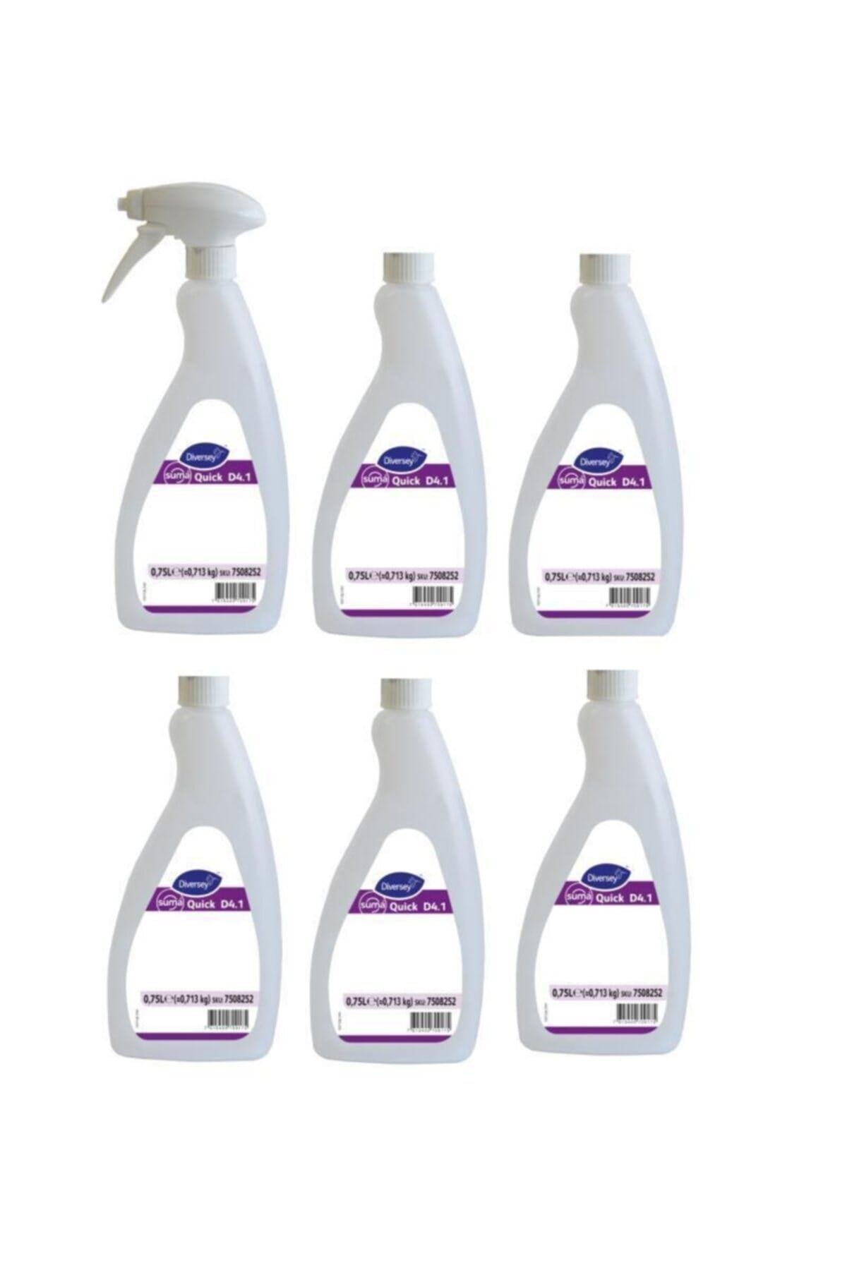 Suma Quick D4.1 Alkol Bazlı Yüzey Dezenfektanı 750ml 6 Adet