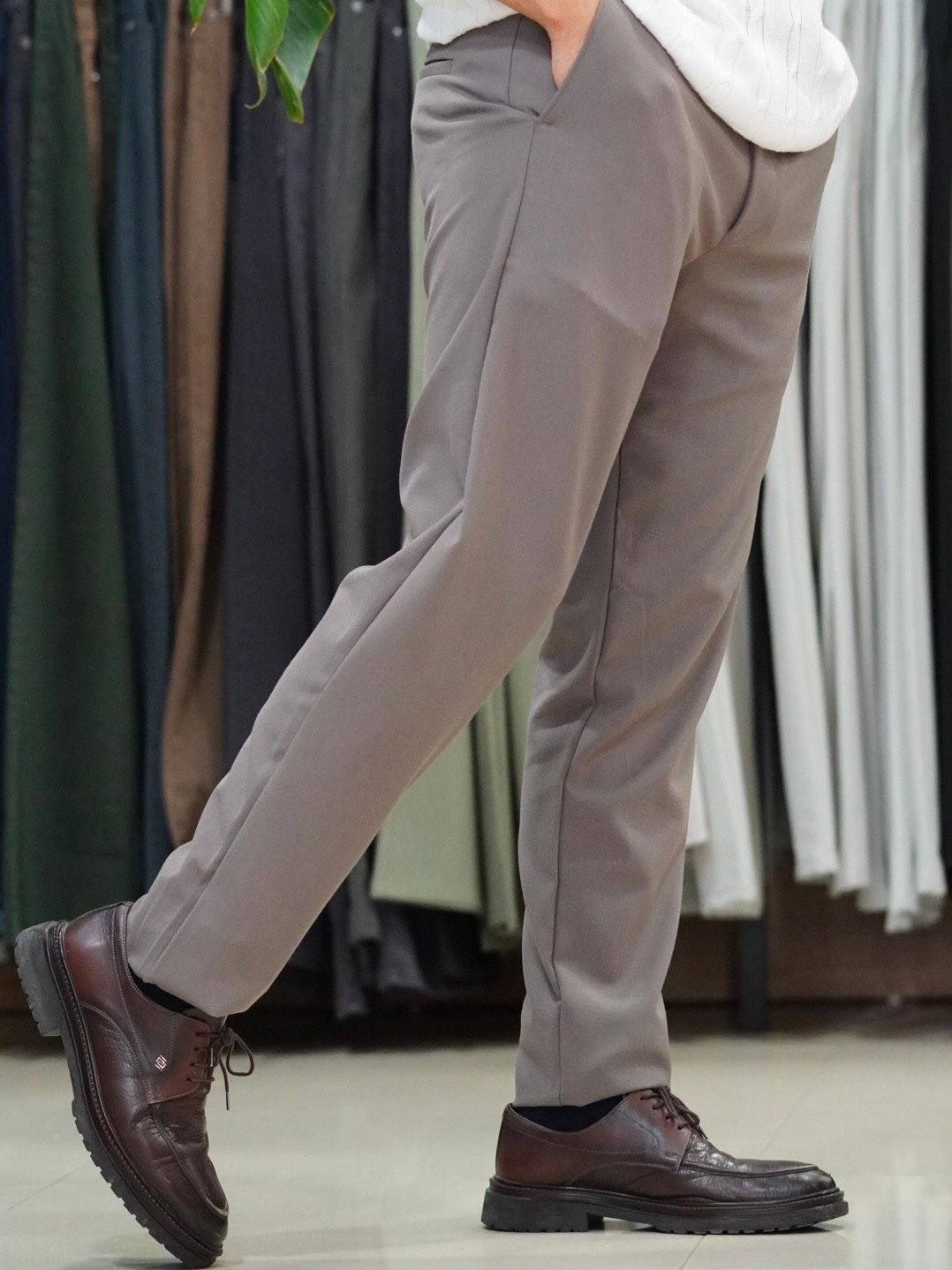 CAMEL RENK KUMAŞ PANTOLON 
