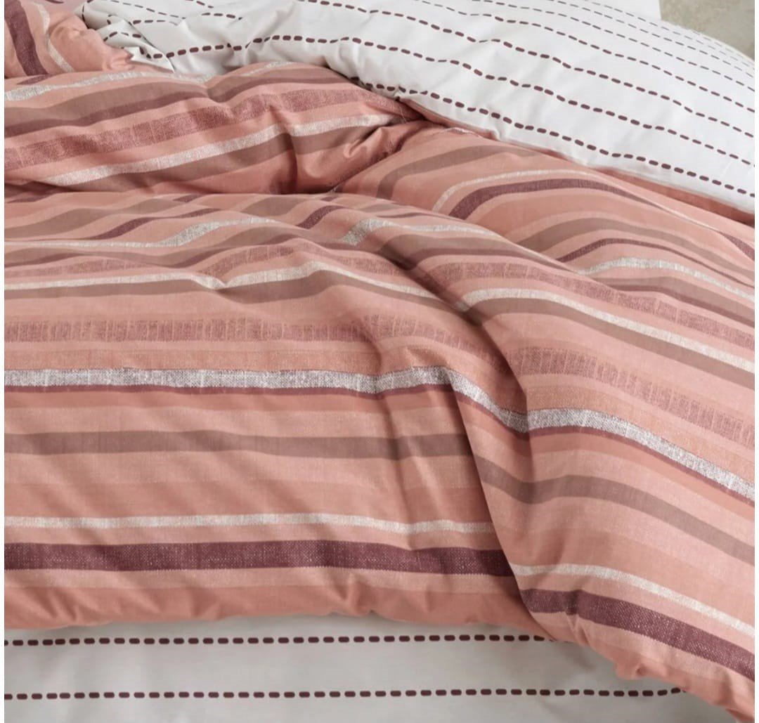 Talisa Bronz Poplin Çift Kişilik Nevresim Takımı