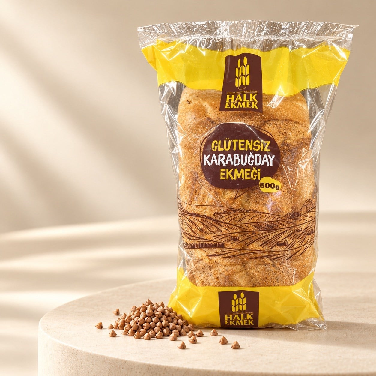 GLUTENSİZ BATON KARABUĞDAY EKMEĞİ 500 G