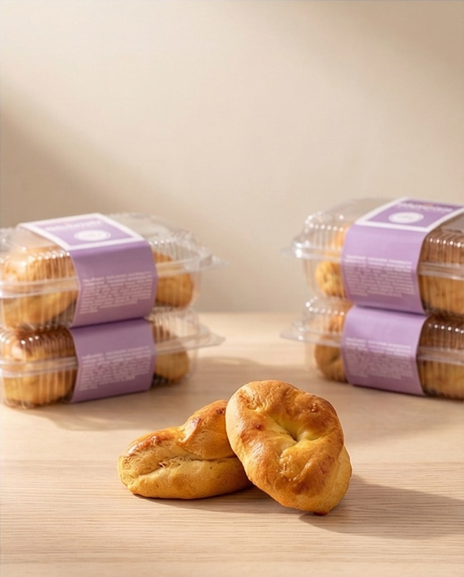 GLUTENSİZ PEYNİRLİ POĞAÇA 2'Lİ PAKET (180 Gr)
