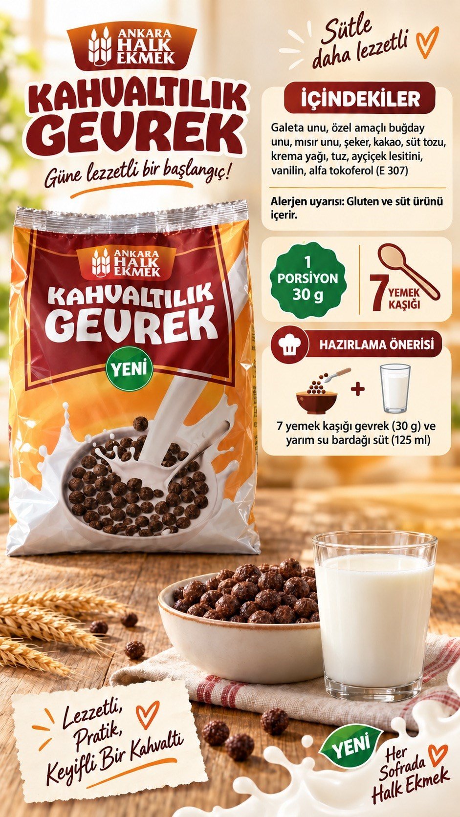 KAHVALTILIK GEVREK 300 G