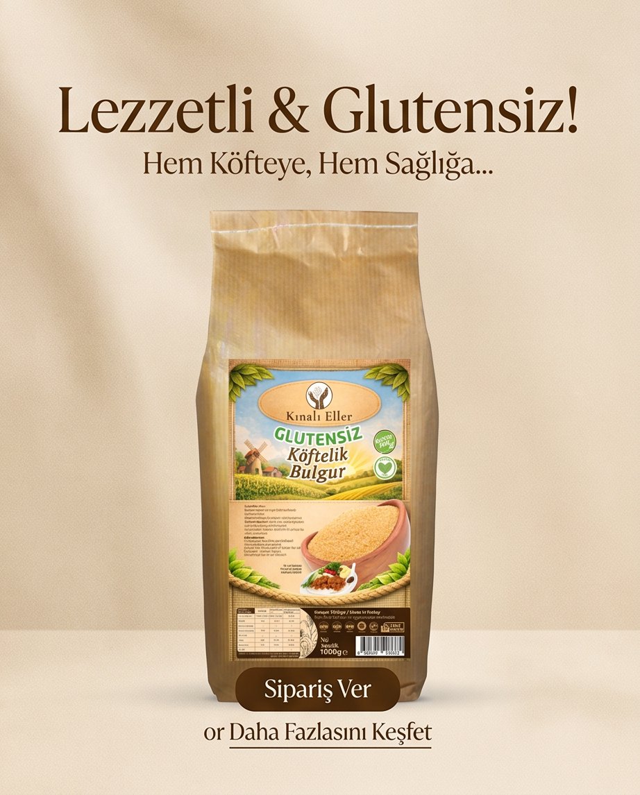 KINALIELLER KOOP. GLUTENSİZ KÖFTELİK BULGUR 1000 G