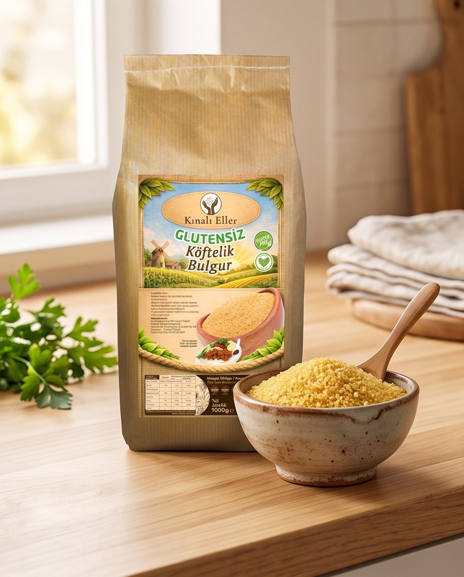 KINALIELLER KOOP. GLUTENSİZ KÖFTELİK BULGUR 1000 G