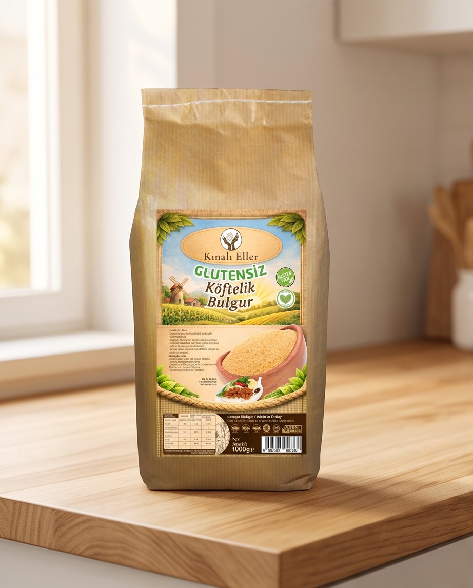 KINALIELLER KOOP. GLUTENSİZ KÖFTELİK BULGUR 1000 G