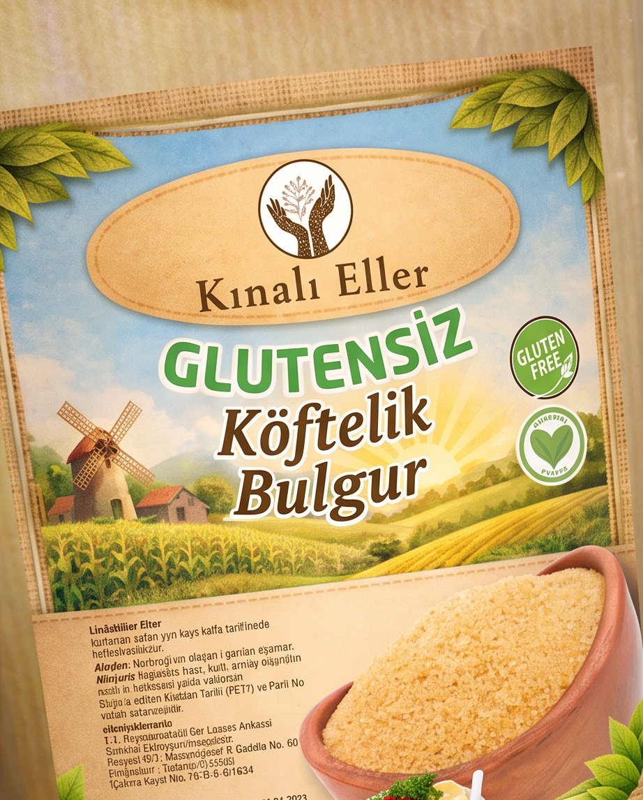 KINALIELLER KOOP. GLUTENSİZ KÖFTELİK BULGUR 1000 G